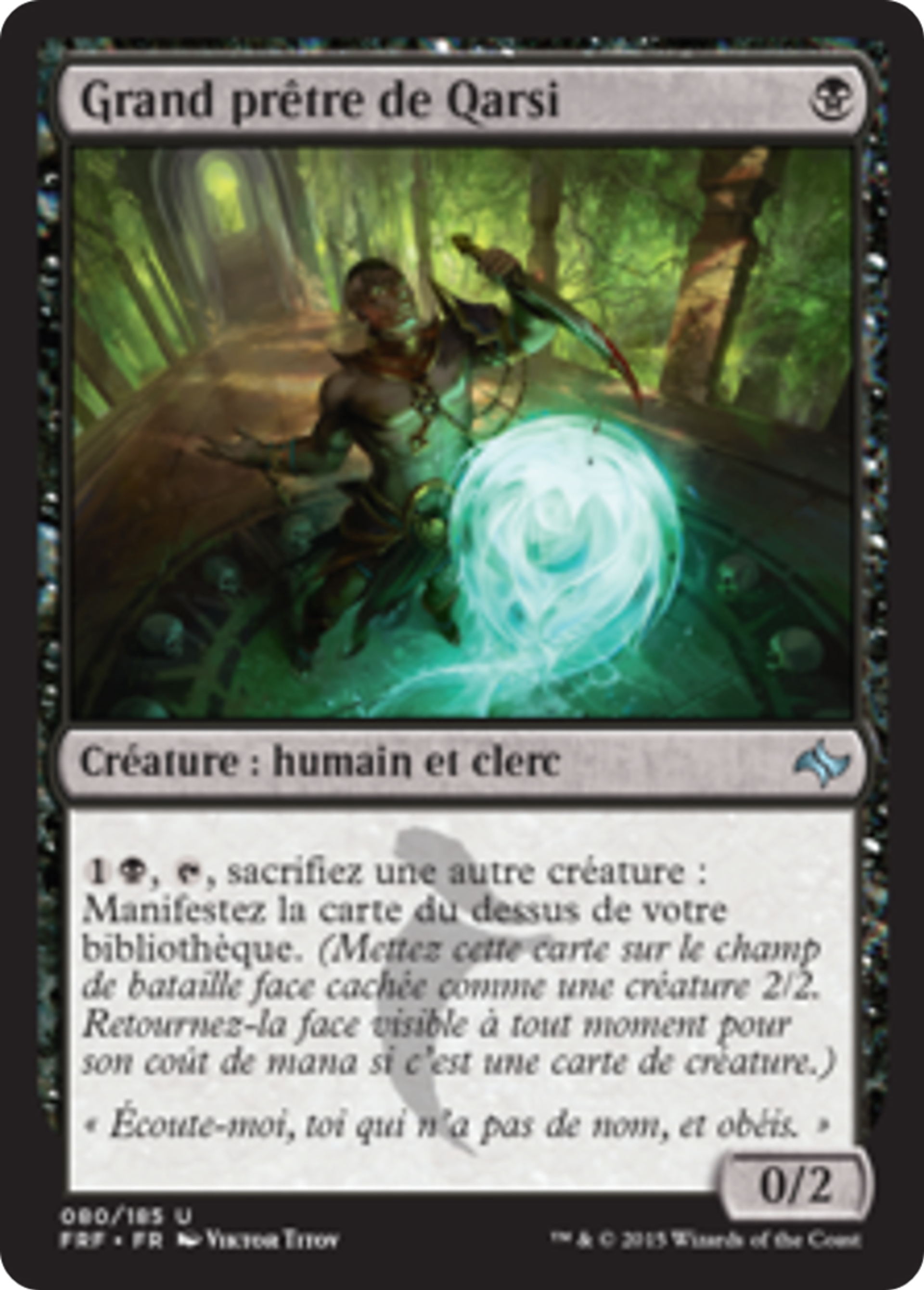 Grand prêtre de Qarsi — Fate Reforged — Magic: The Gathering