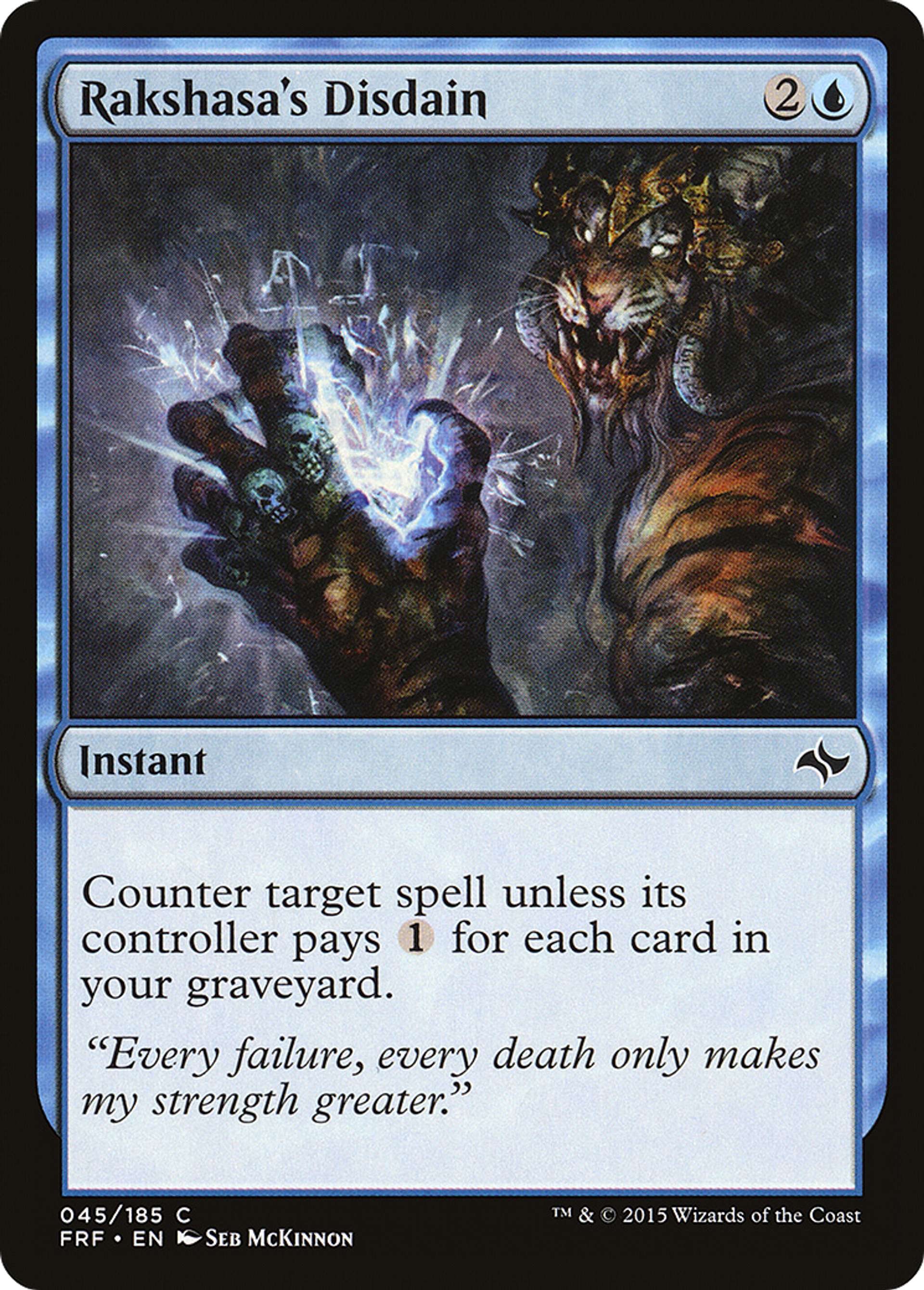 Rakshasa's Disdain — Fate Reforged — Magic: The Gathering