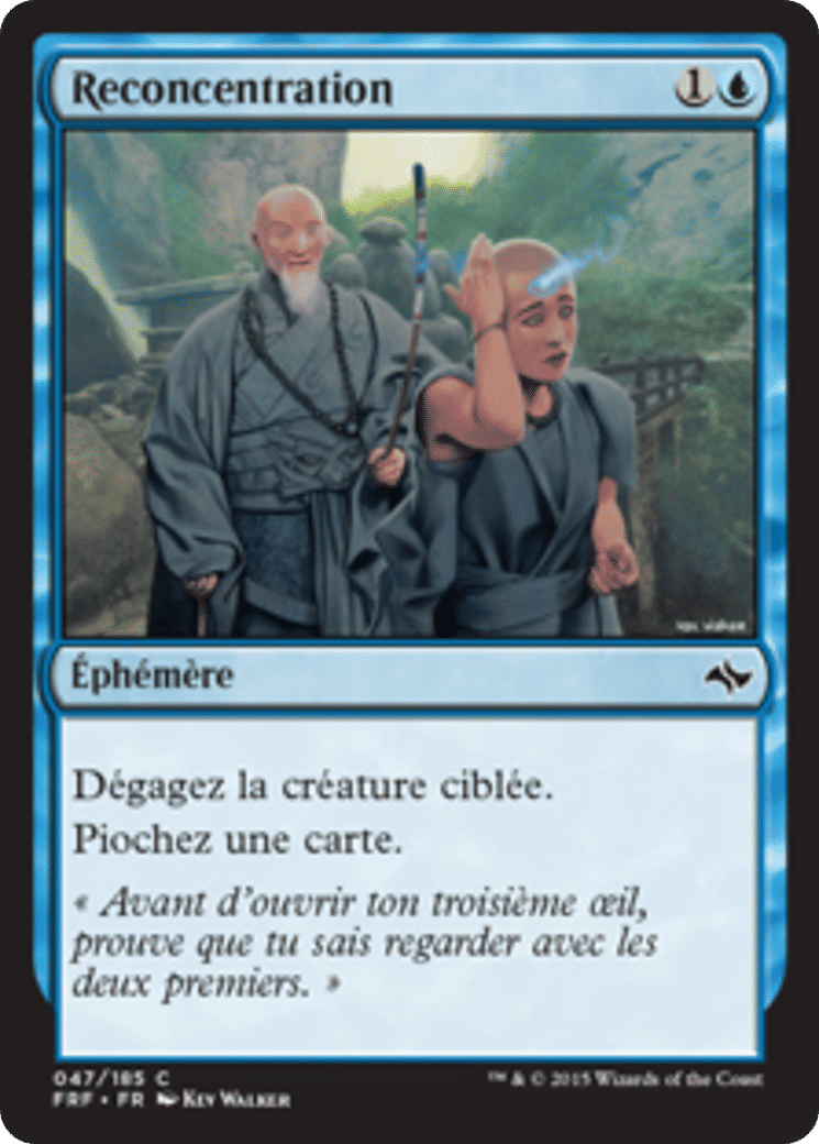 Reconcentration — Fate Reforged — Magic: The Gathering