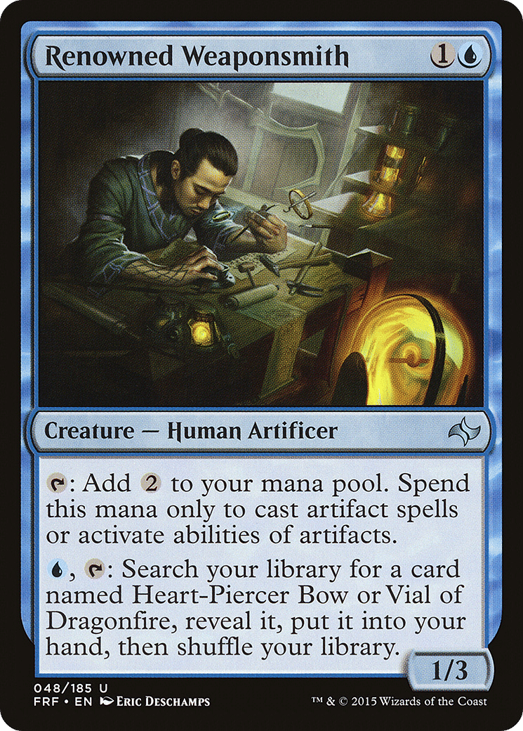 Renowned Weaponsmith — Fate Reforged — Magic: The Gathering