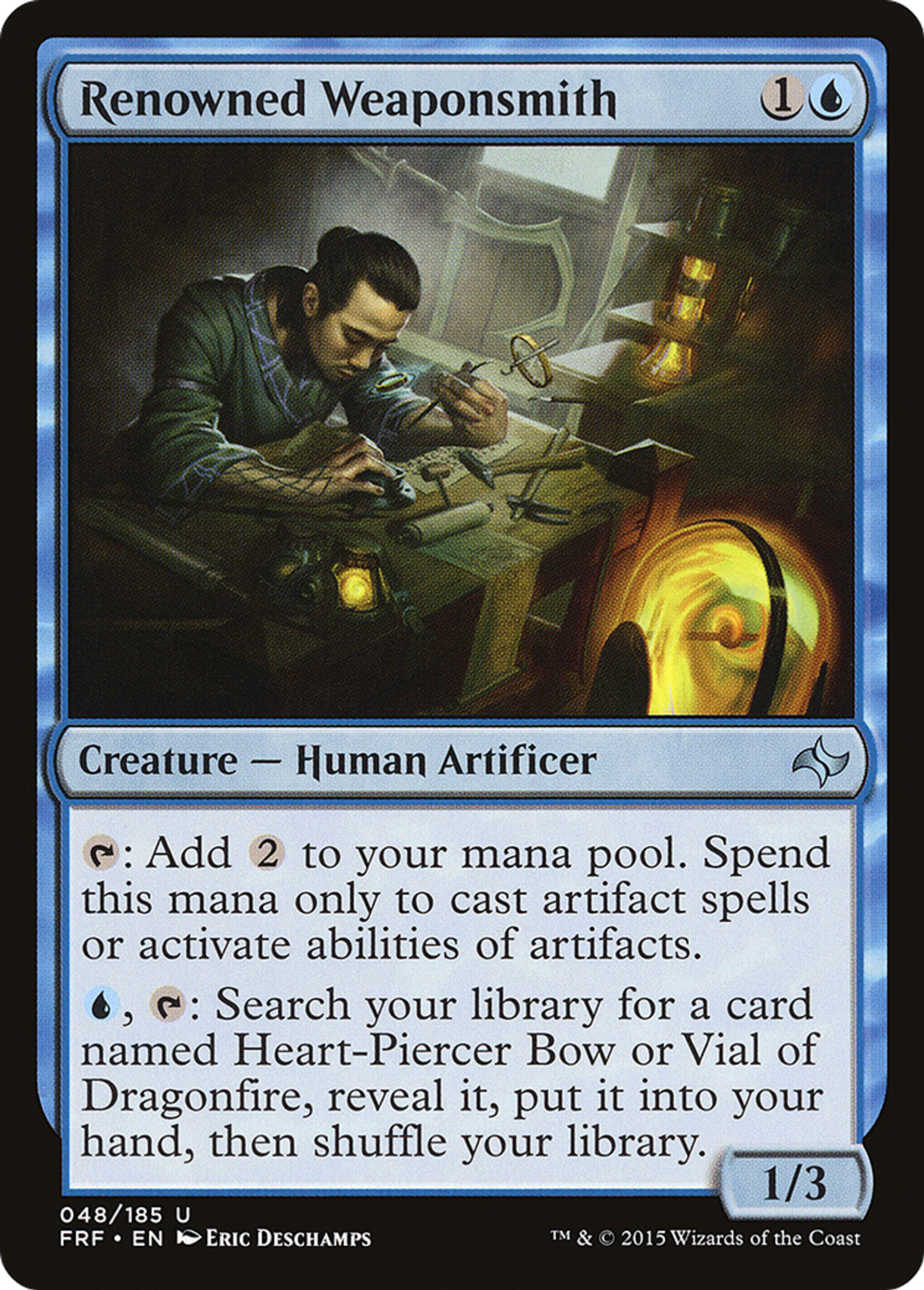 Renowned Weaponsmith — Fate Reforged — Magic: The Gathering