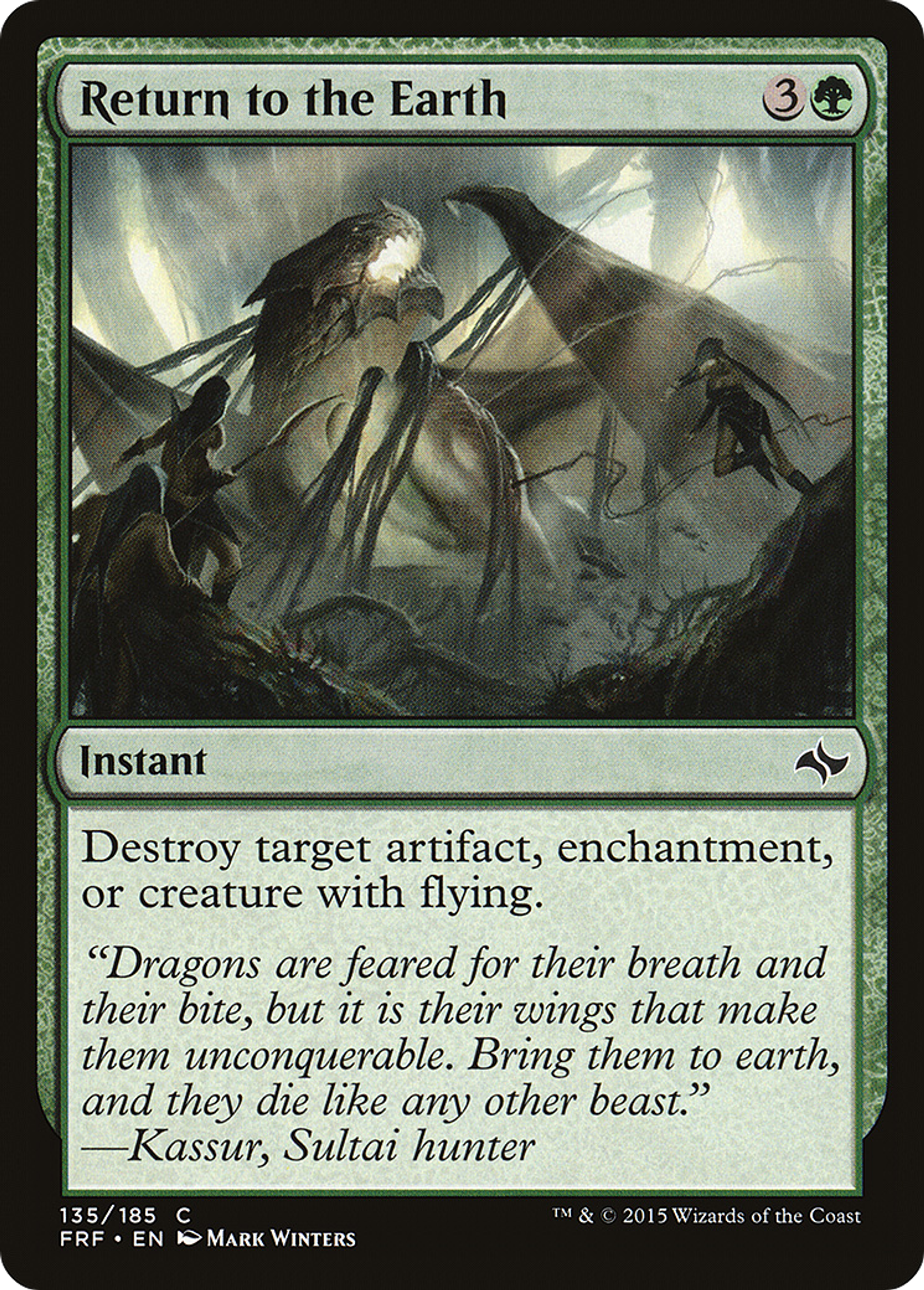 Return to the Earth — Fate Reforged — Magic: The Gathering
