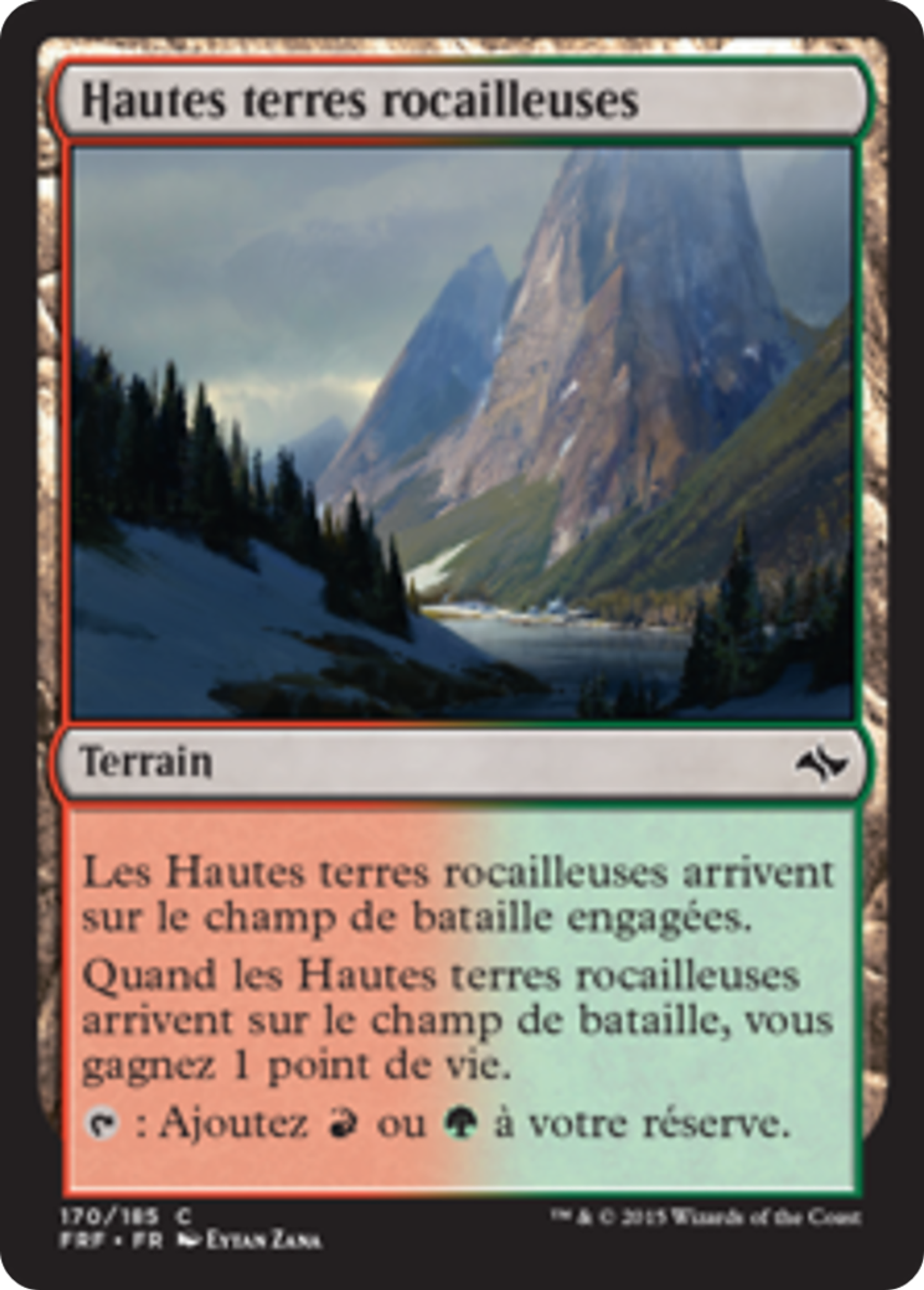 Hautes terres rocailleuses — Fate Reforged — Magic: The Gathering