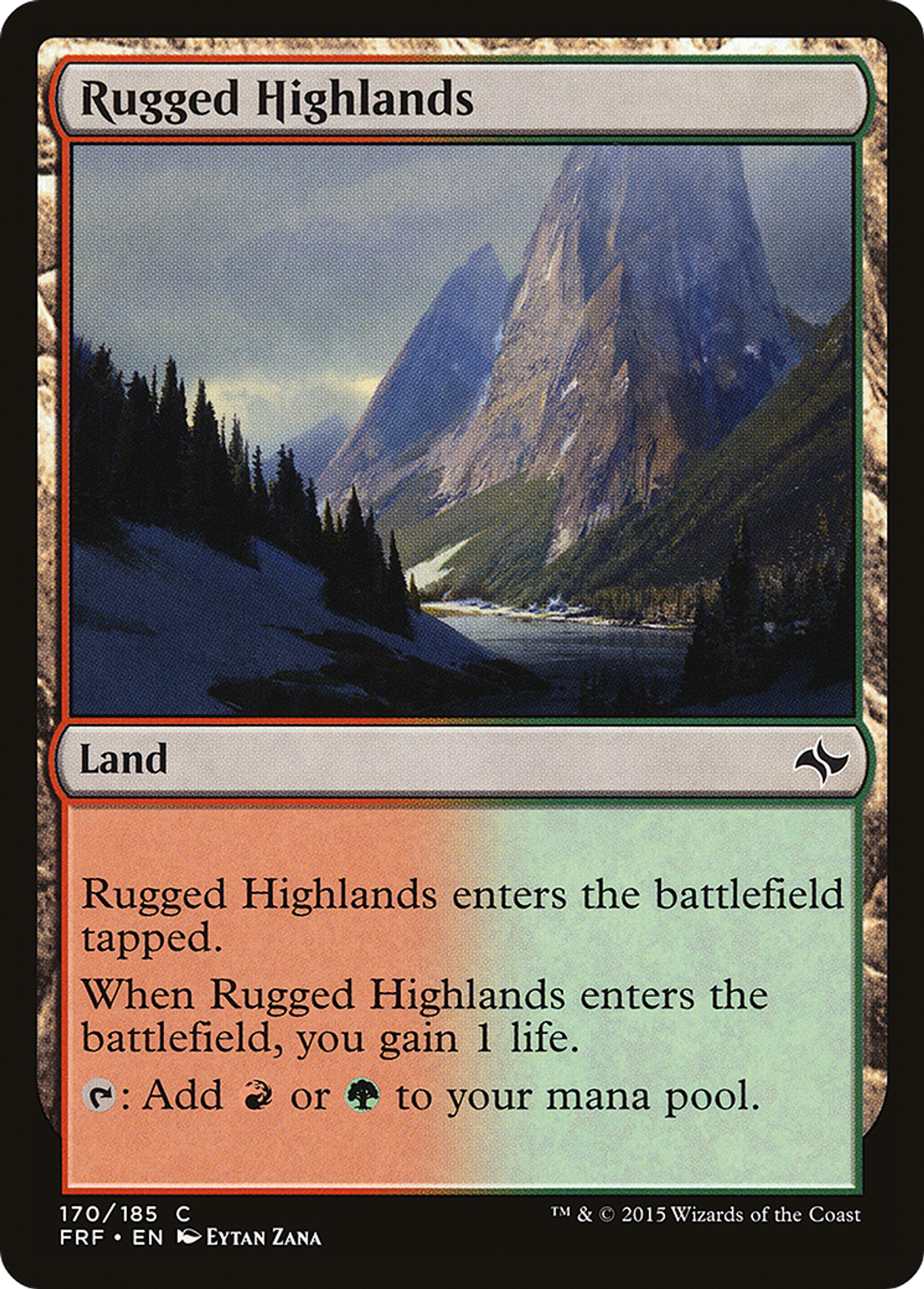 Rugged Highlands — Fate Reforged — Magic: The Gathering