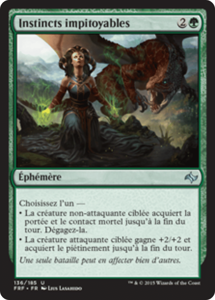 Instincts impitoyables — Fate Reforged — Magic: The Gathering