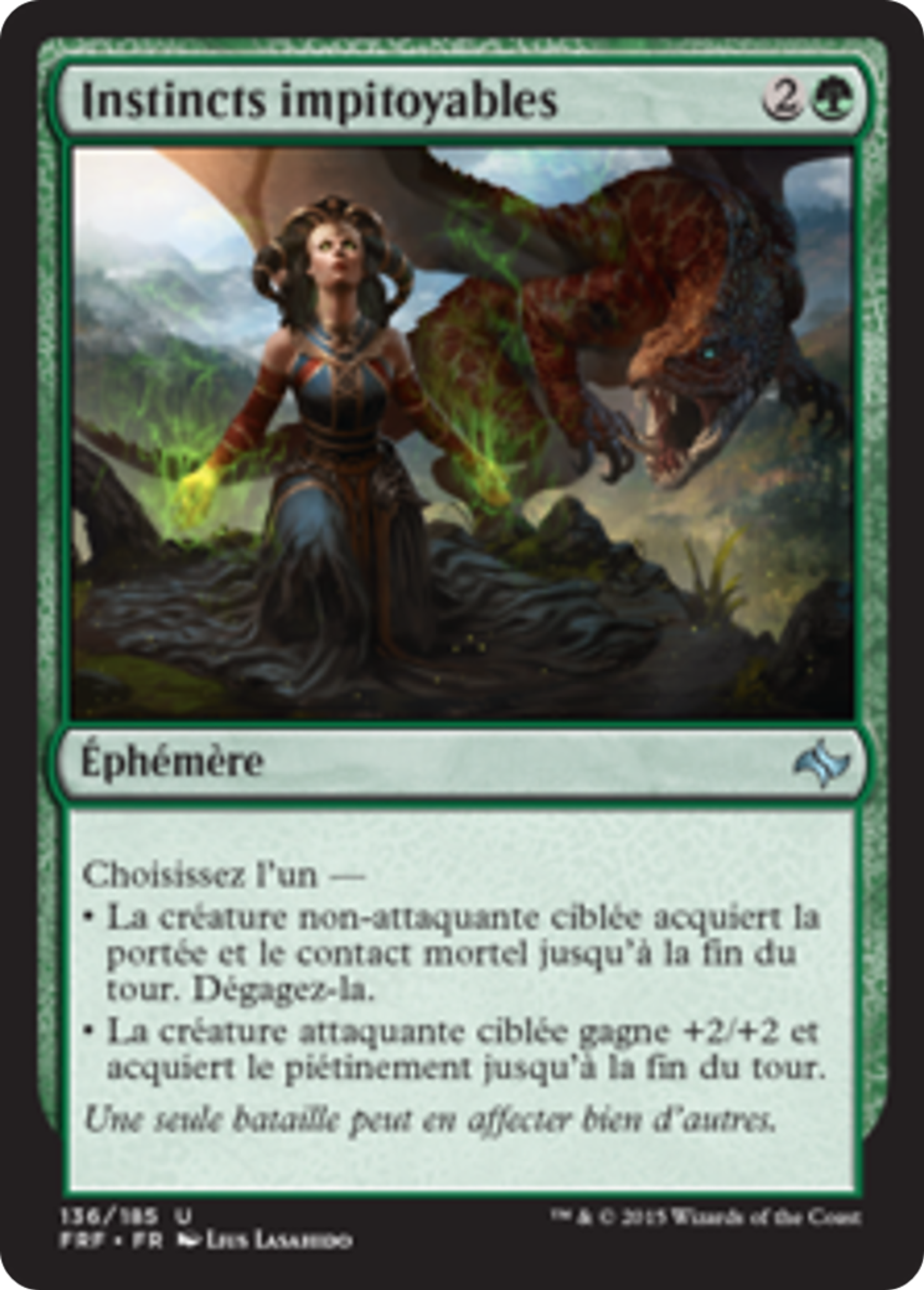 Instincts impitoyables — Fate Reforged — Magic: The Gathering