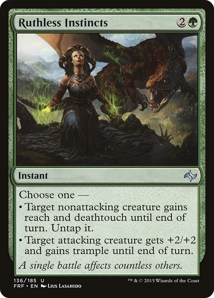 Instincts impitoyables — Fate Reforged — Magic: The Gathering