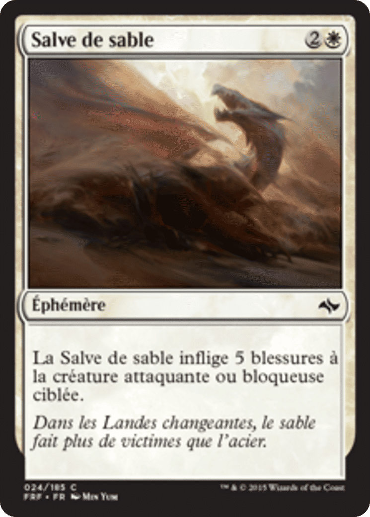 Salve de sable — Fate Reforged — Magic: The Gathering