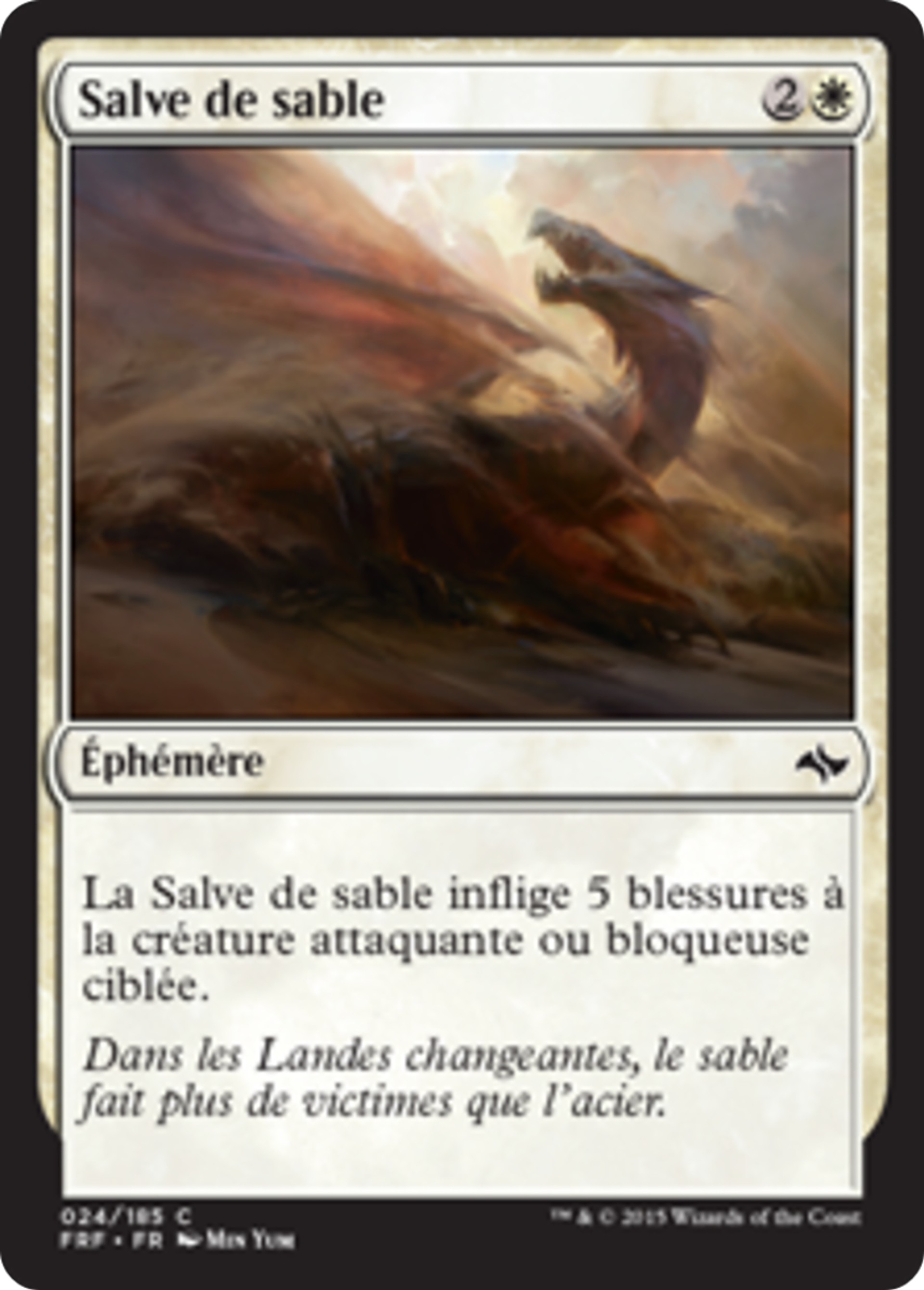 Salve de sable — Fate Reforged — Magic: The Gathering