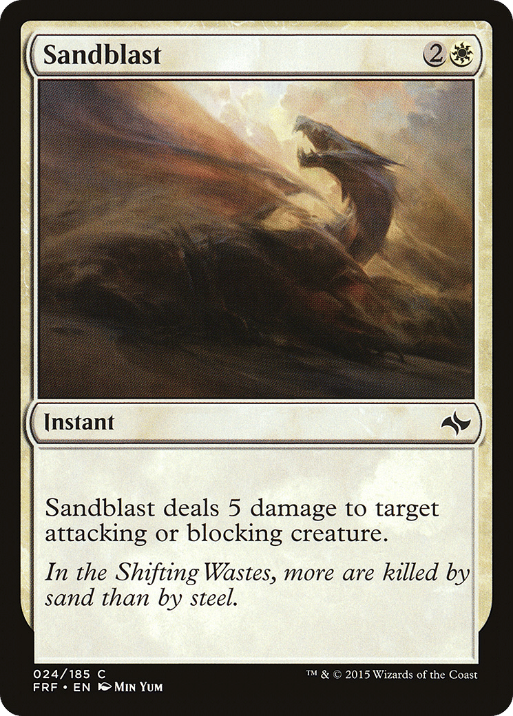 Sandblast — Fate Reforged — Magic: The Gathering