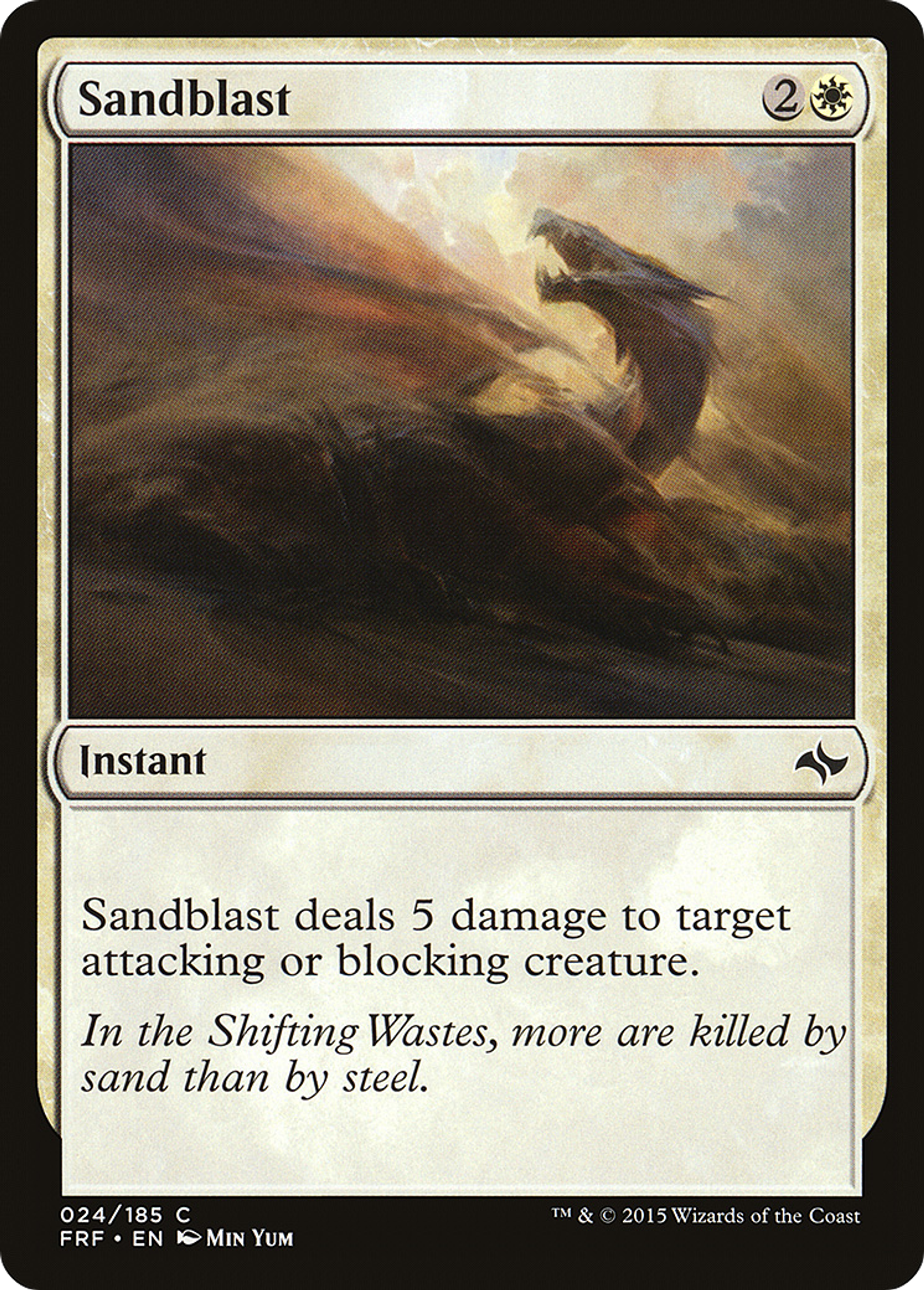 Sandblast — Fate Reforged — Magic: The Gathering