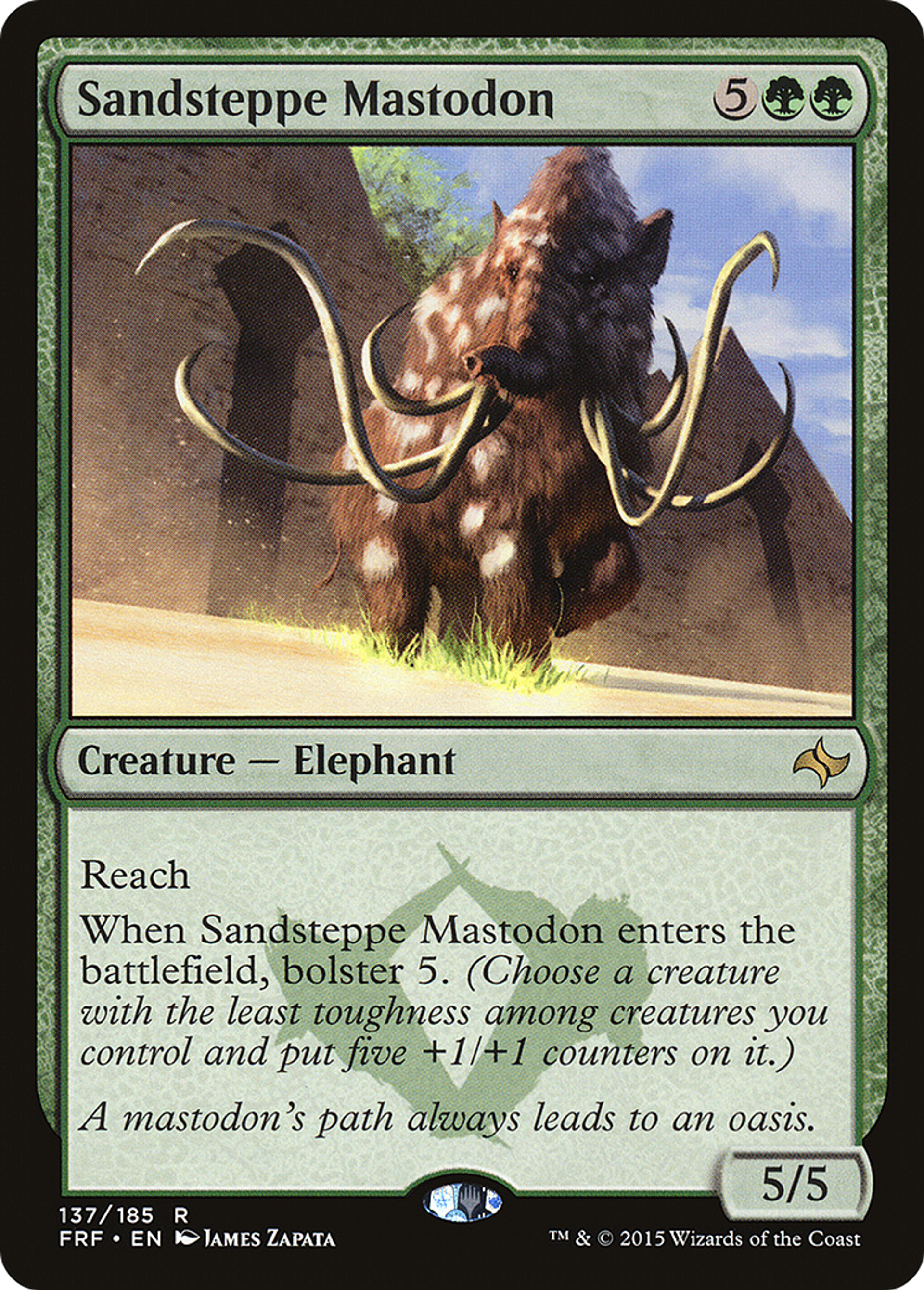 Sandsteppe Mastodon — Fate Reforged — Magic: The Gathering