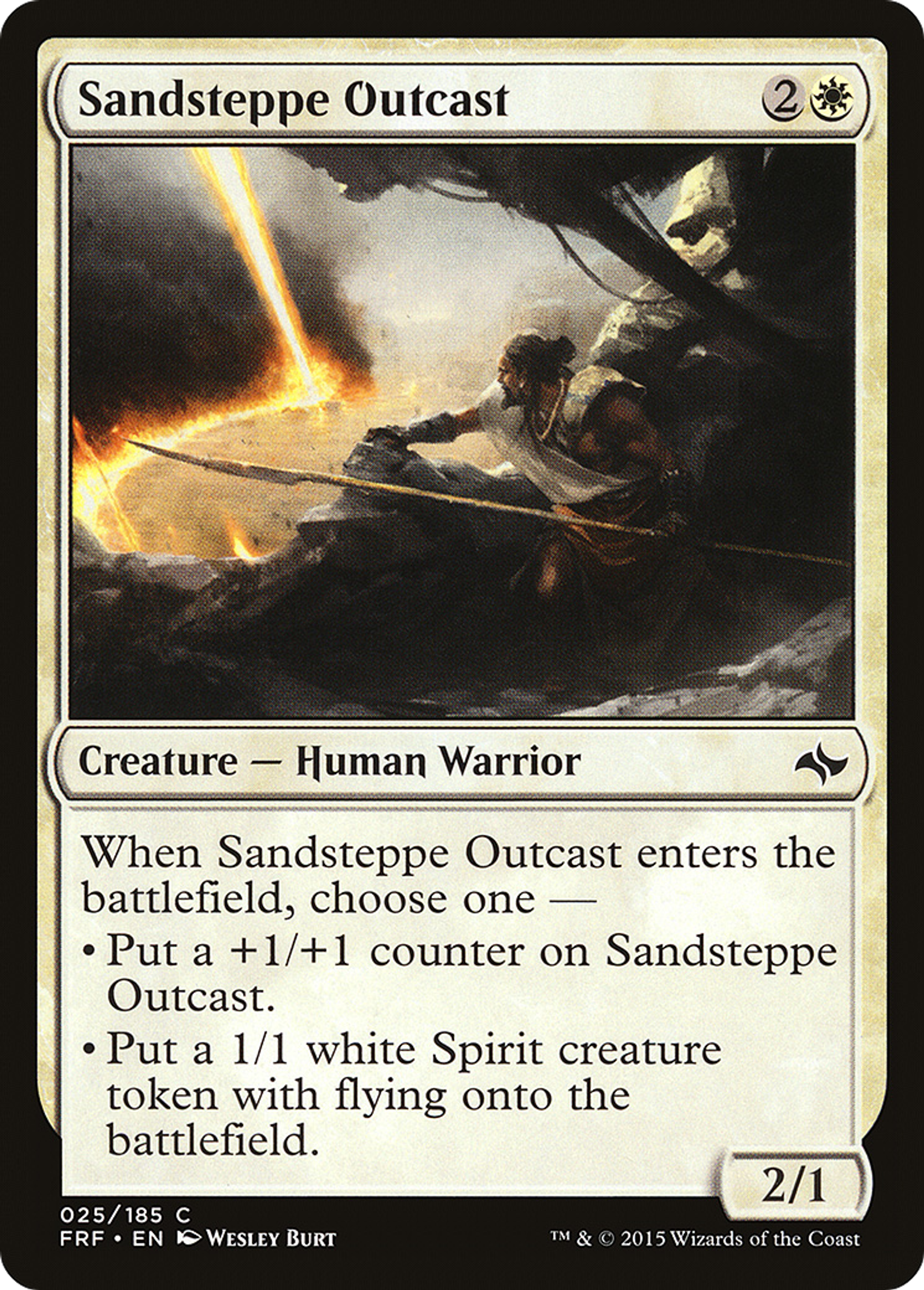 Sandsteppe Outcast — Fate Reforged — Magic: The Gathering