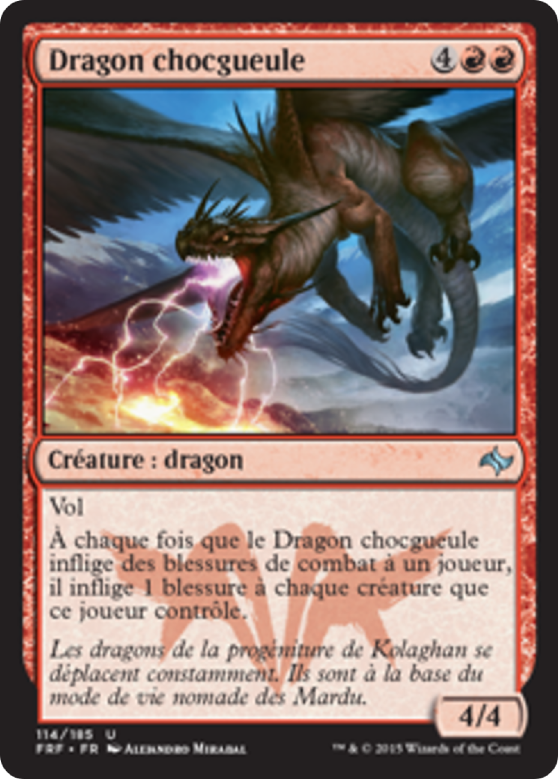 Dragon chocgueule — Fate Reforged — Magic: The Gathering