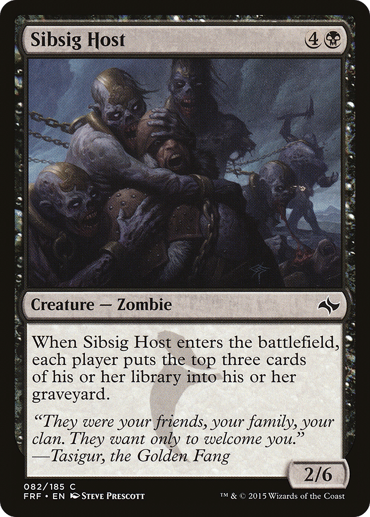 Armée sibsig — Fate Reforged — Magic: The Gathering