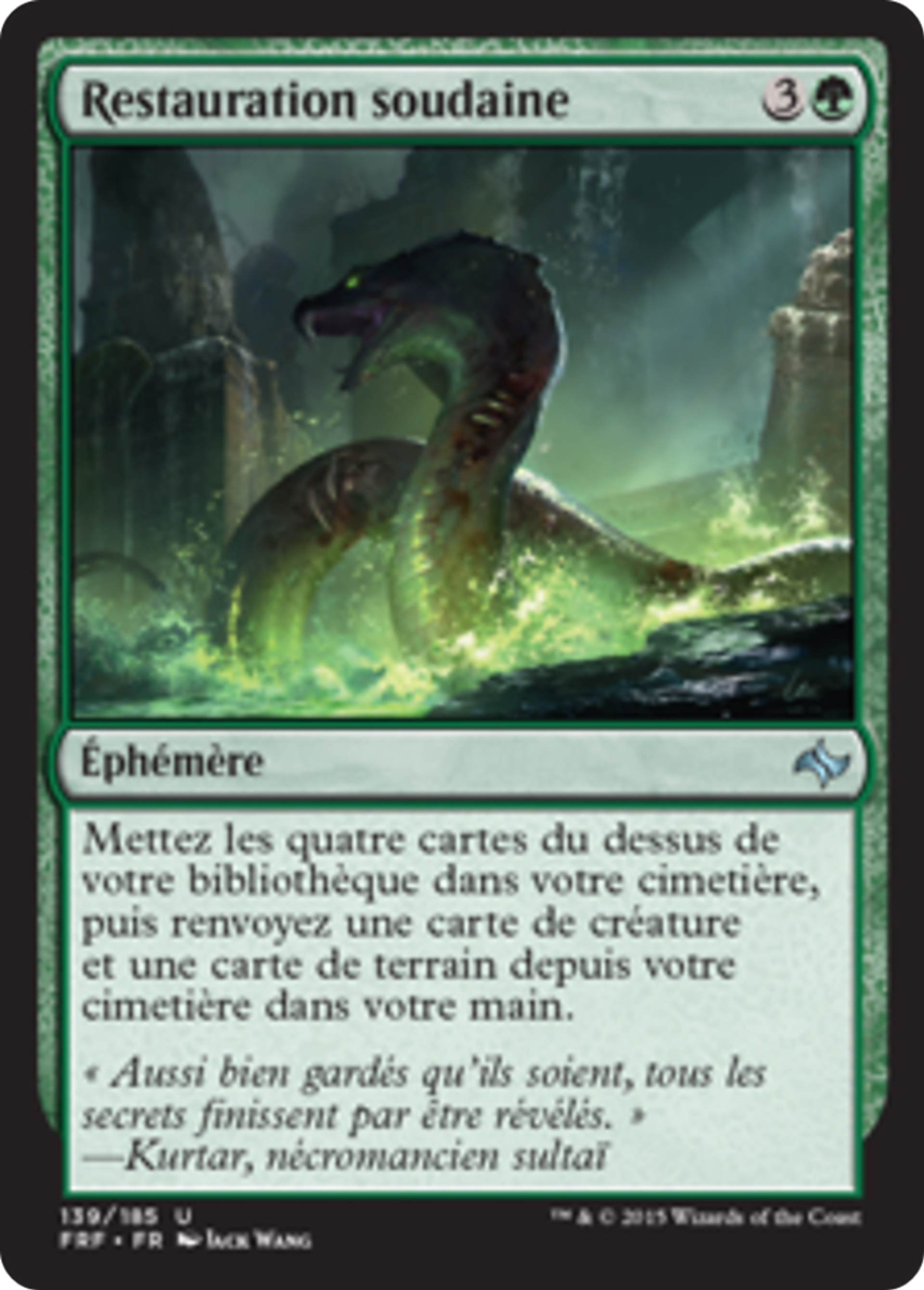 Restauration soudaine — Fate Reforged — Magic: The Gathering