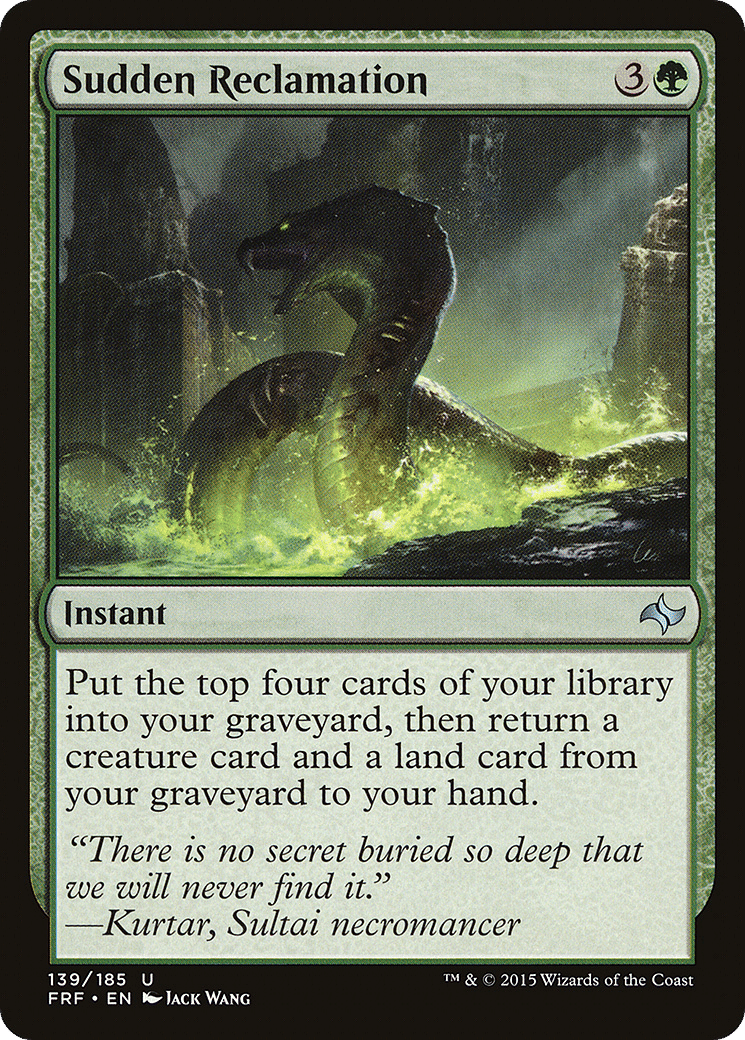 Restauration soudaine — Fate Reforged — Magic: The Gathering
