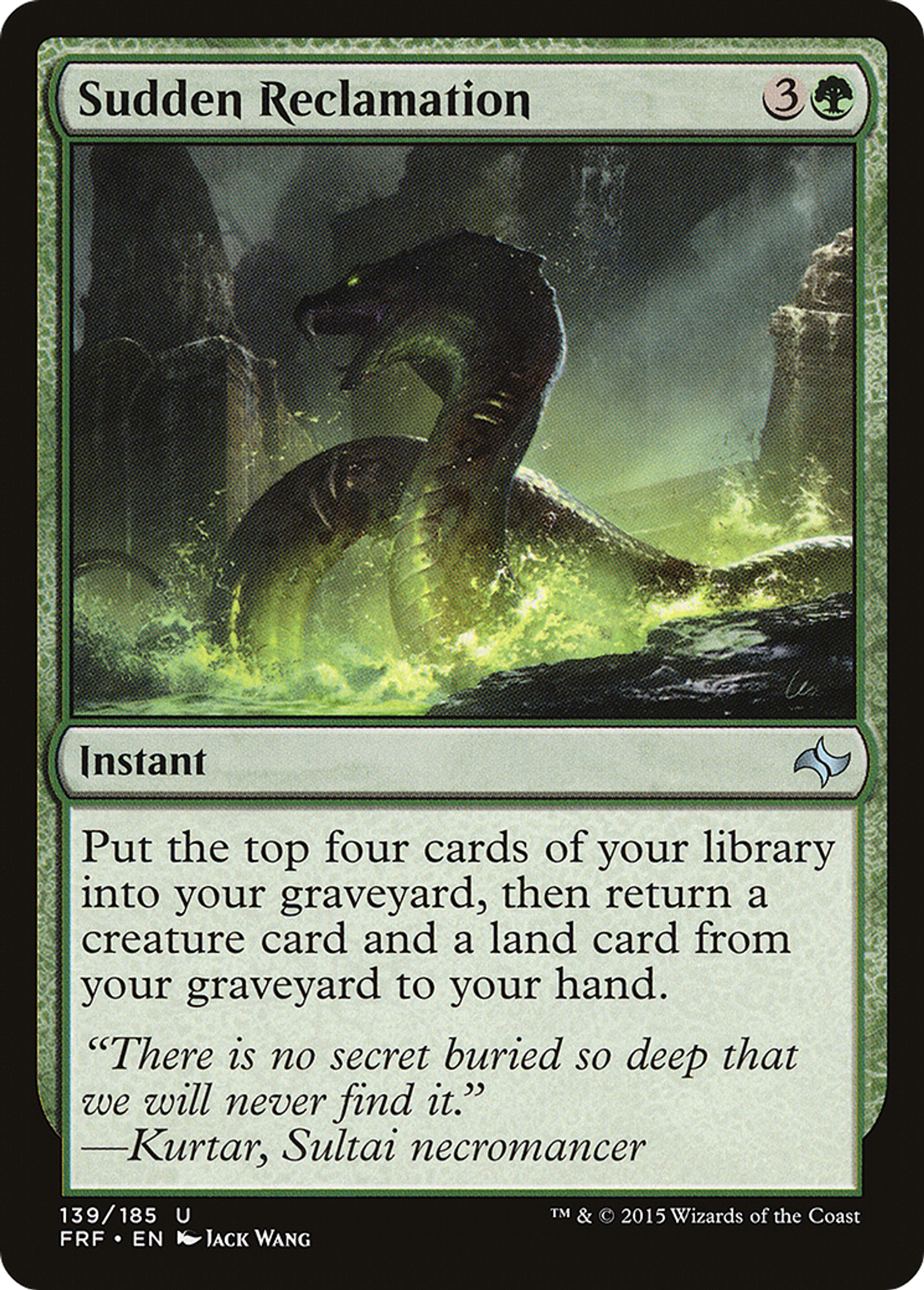 Sudden Reclamation — Fate Reforged — Magic: The Gathering