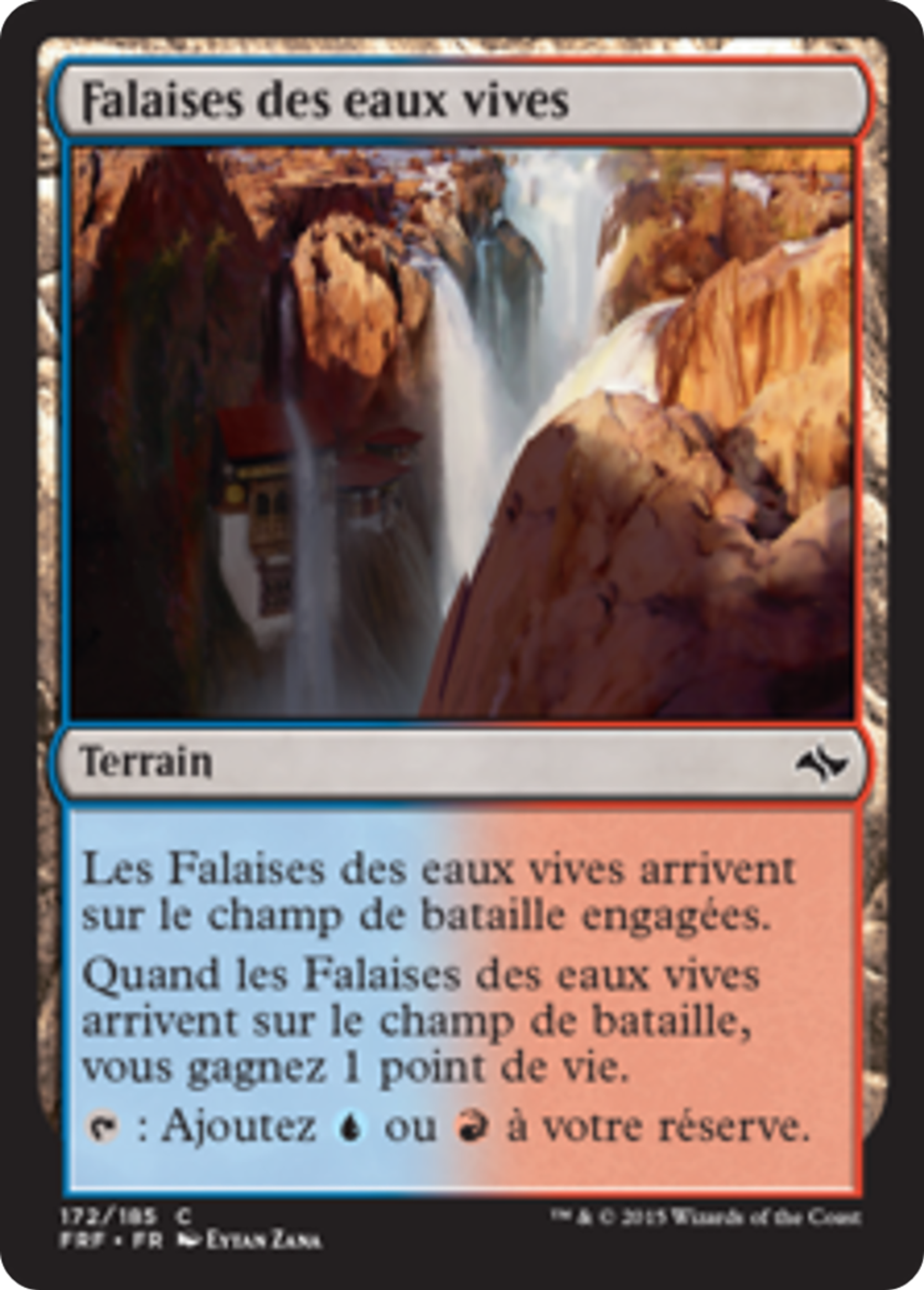 Falaises des eaux vives — Fate Reforged — Magic: The Gathering