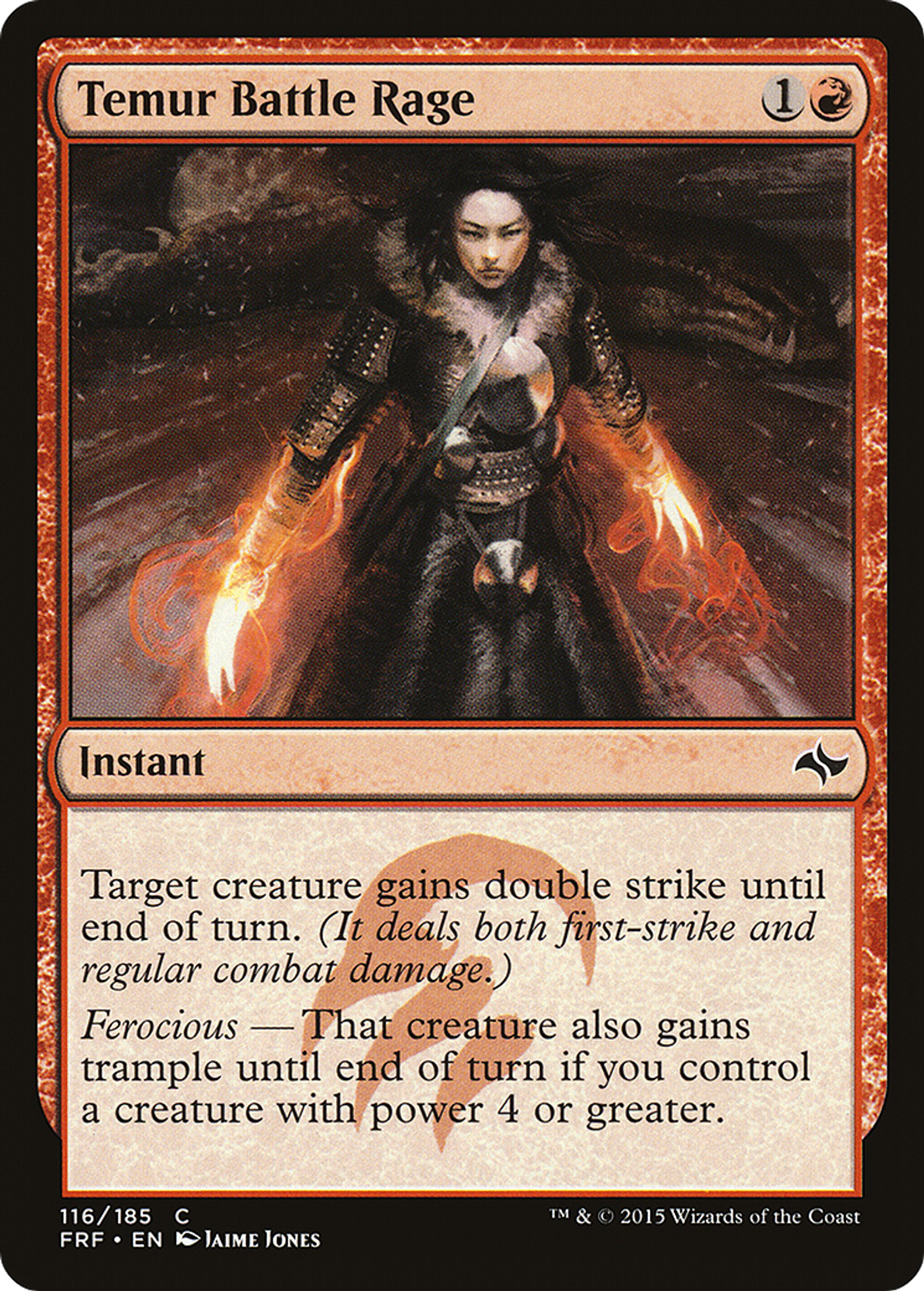 Temur Battle Rage — Fate Reforged — Magic: The Gathering