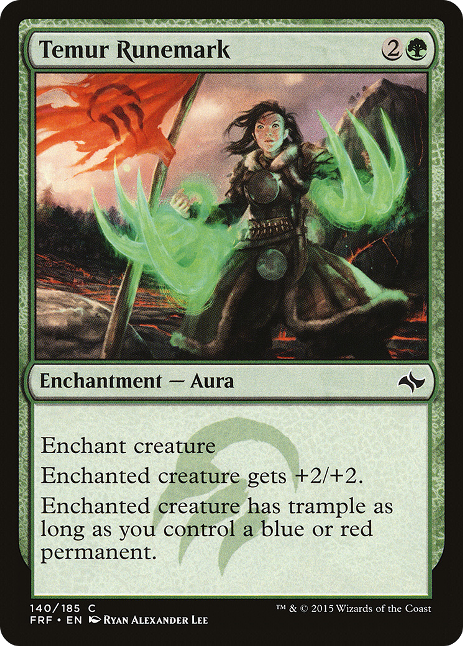 Temur Runemark — Fate Reforged — Magic: The Gathering