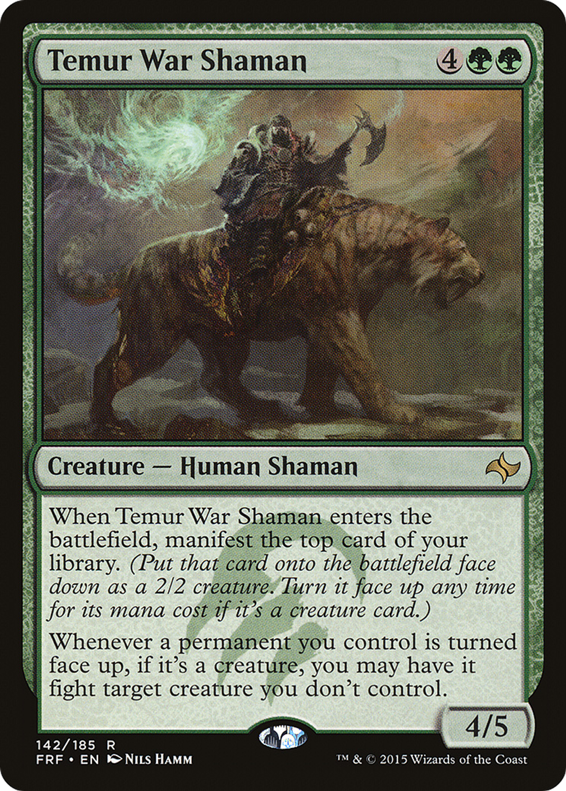 Temur War Shaman — Fate Reforged — Magic: The Gathering