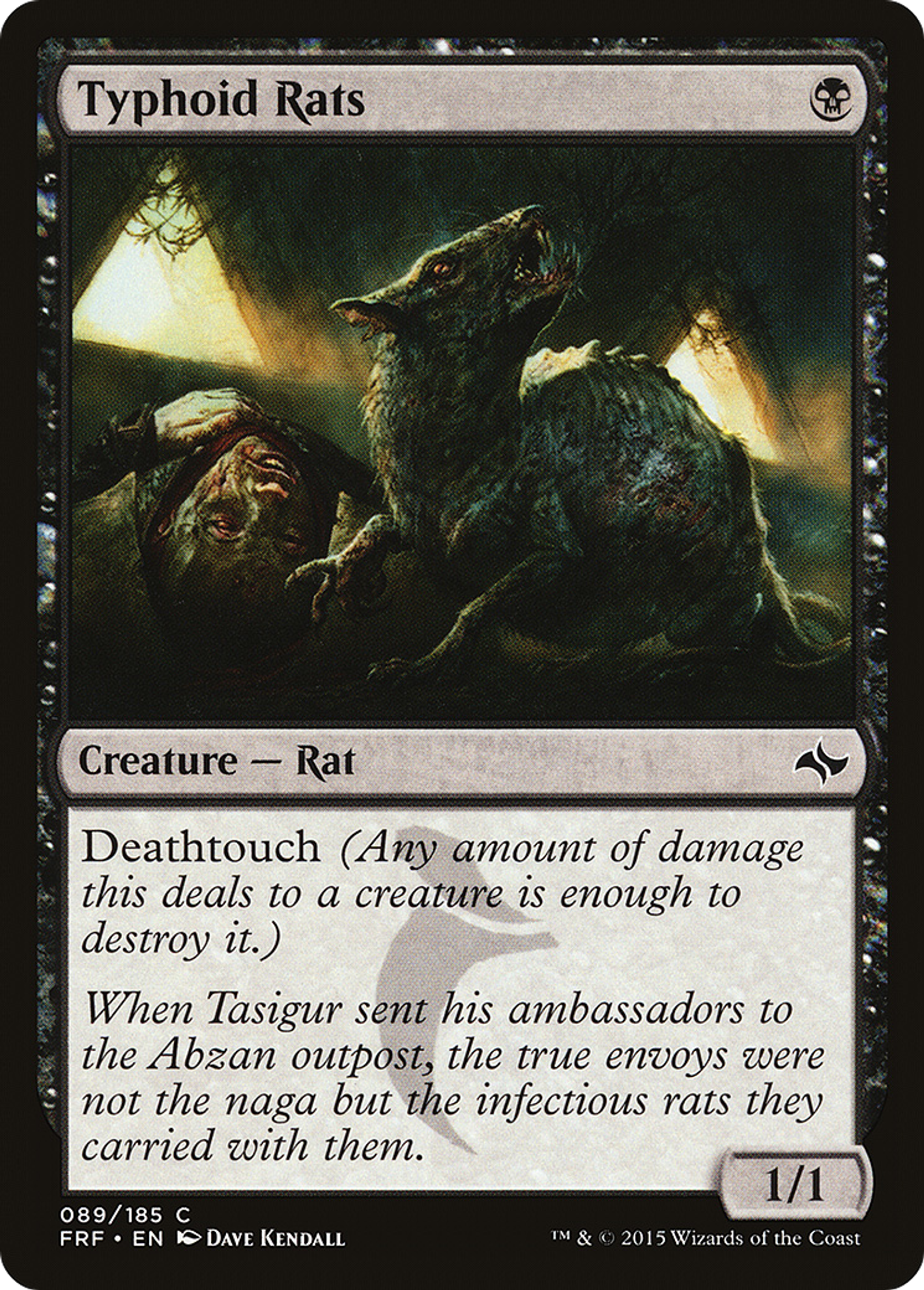 Rats typhoïdiens — Fate Reforged — Magic: The Gathering