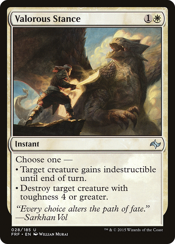 Valorous Stance — Fate Reforged — Magic: The Gathering