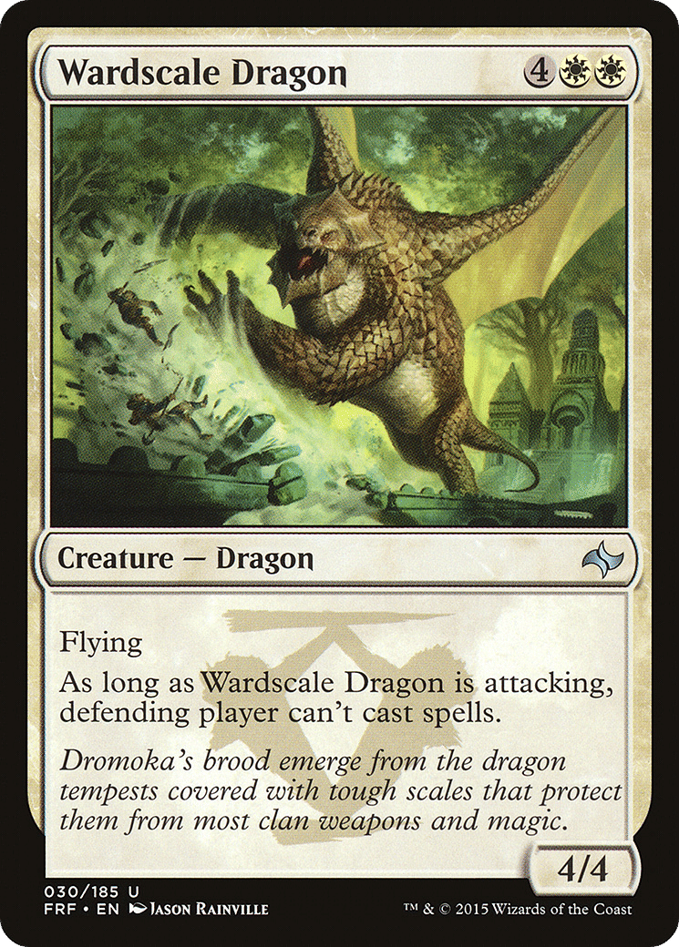 Wardscale Dragon — Fate Reforged — Magic: The Gathering