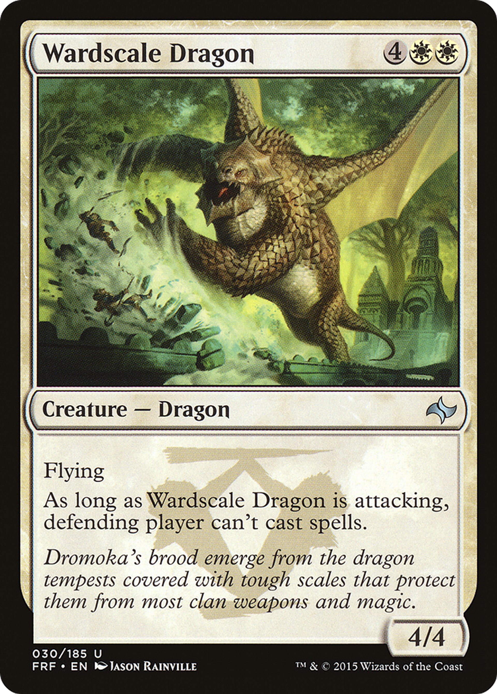 Wardscale Dragon — Fate Reforged — Magic: The Gathering