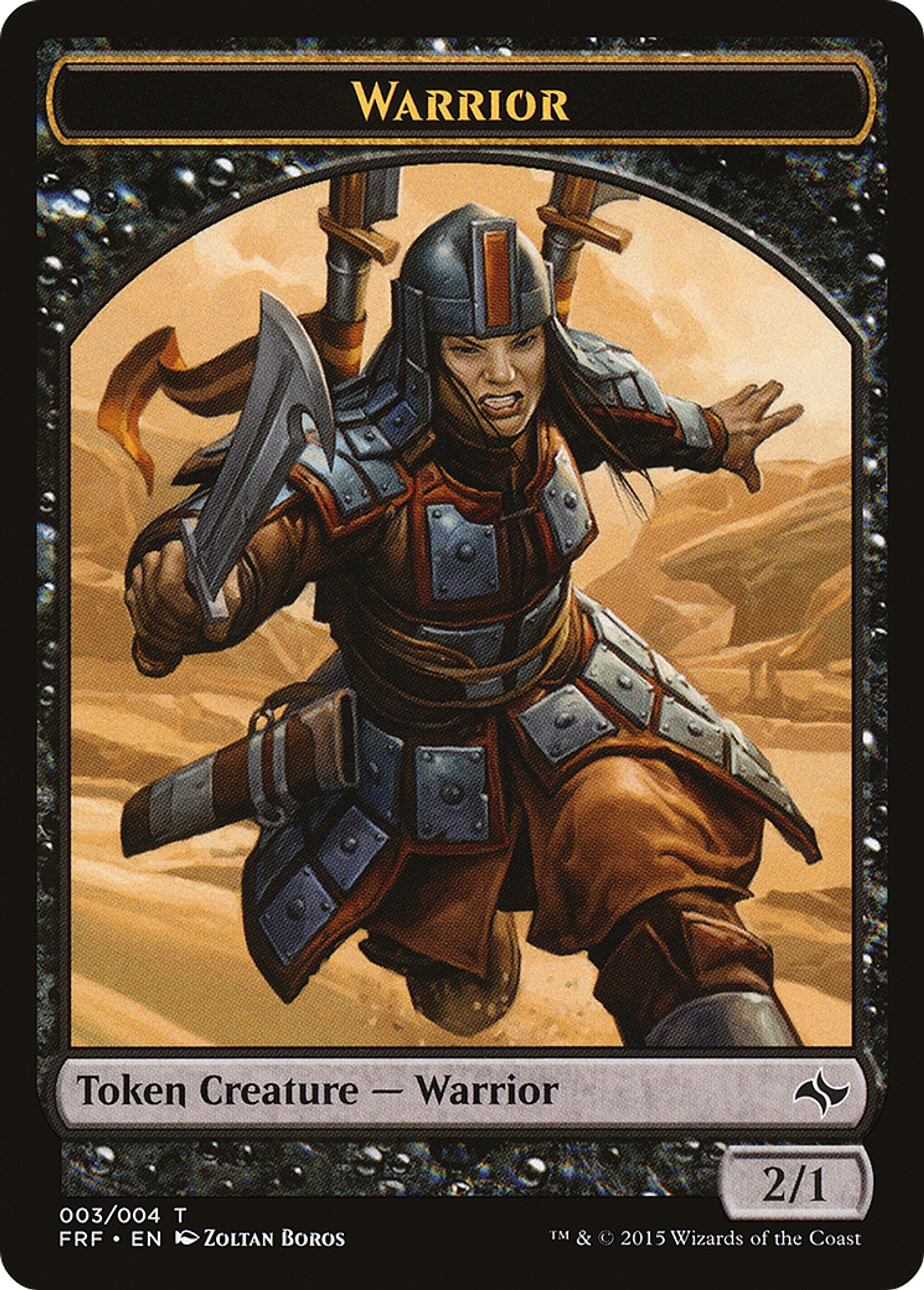 Warrior — Fate Reforged — Magic: The Gathering