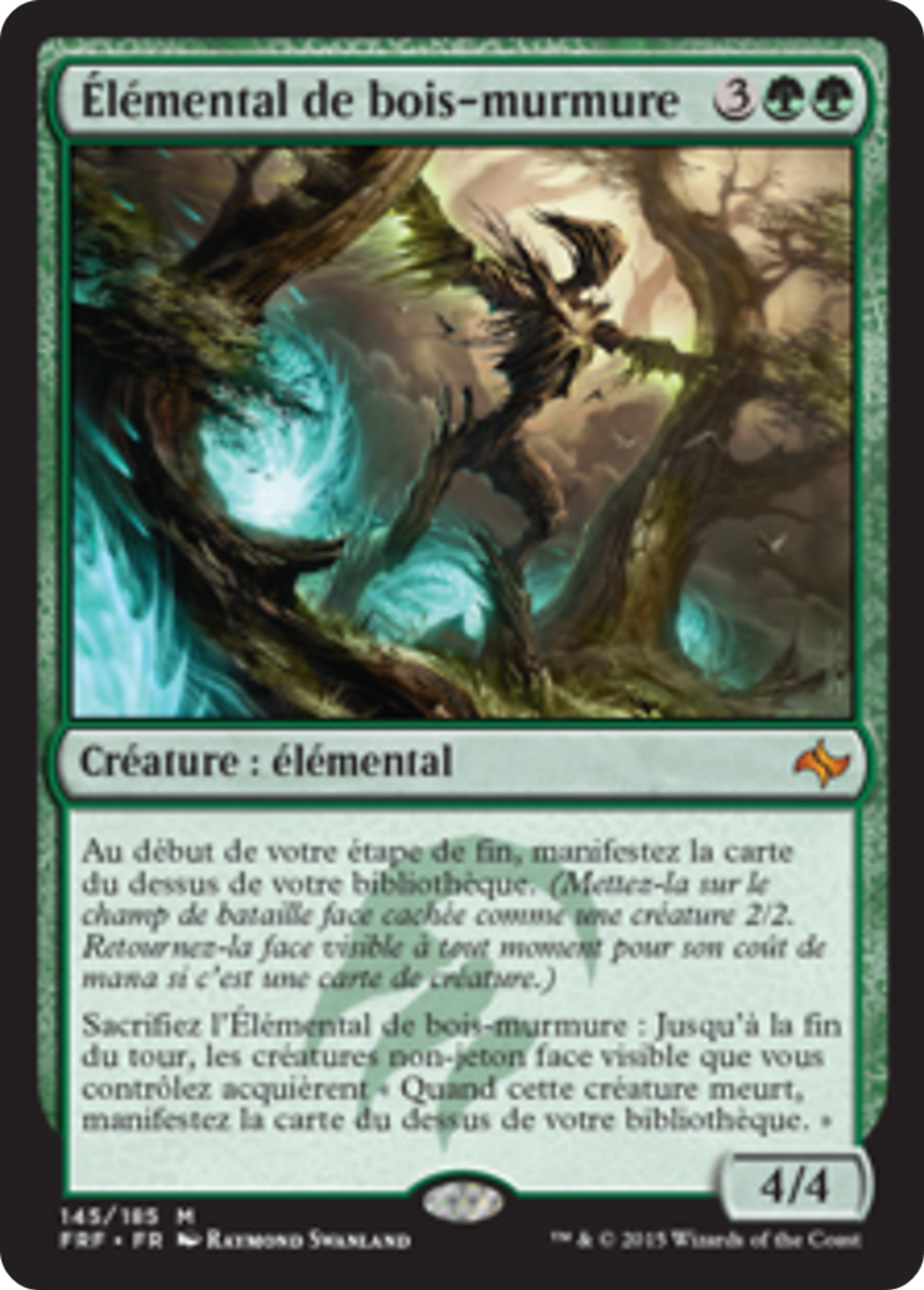 Élémental de bois-murmure — Fate Reforged — Magic: The Gathering