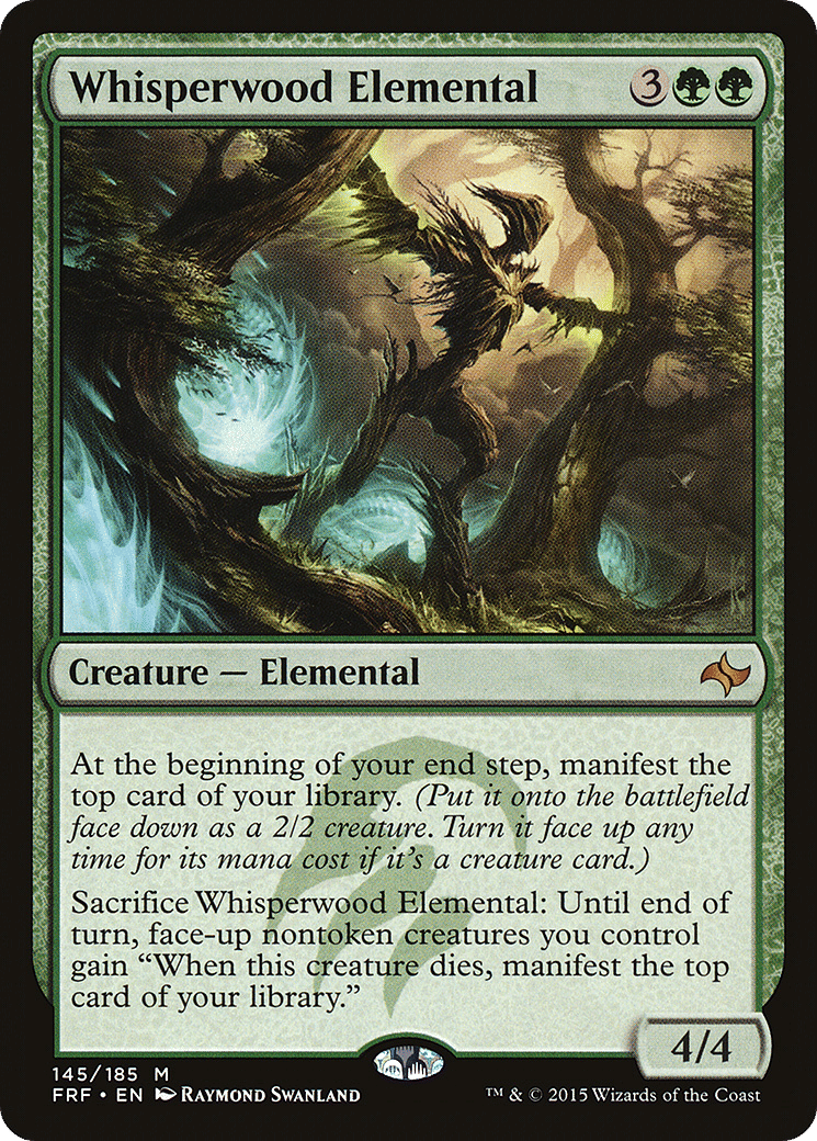 Whisperwood Elemental — Fate Reforged — Magic: The Gathering