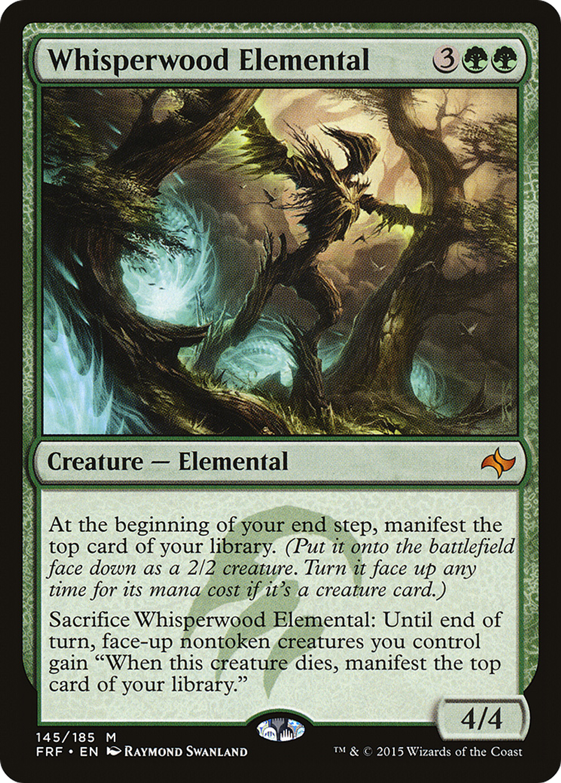 Whisperwood Elemental — Fate Reforged — Magic: The Gathering