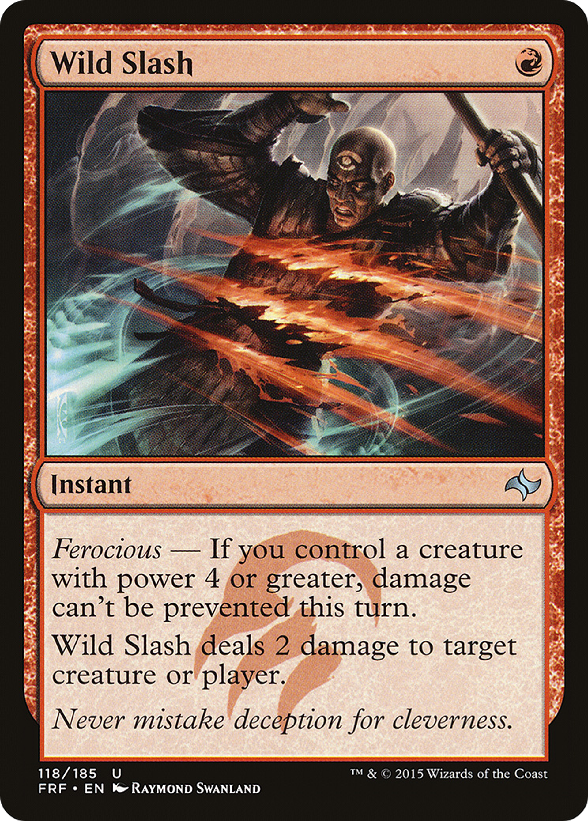 Wild Slash — Fate Reforged — Magic: The Gathering