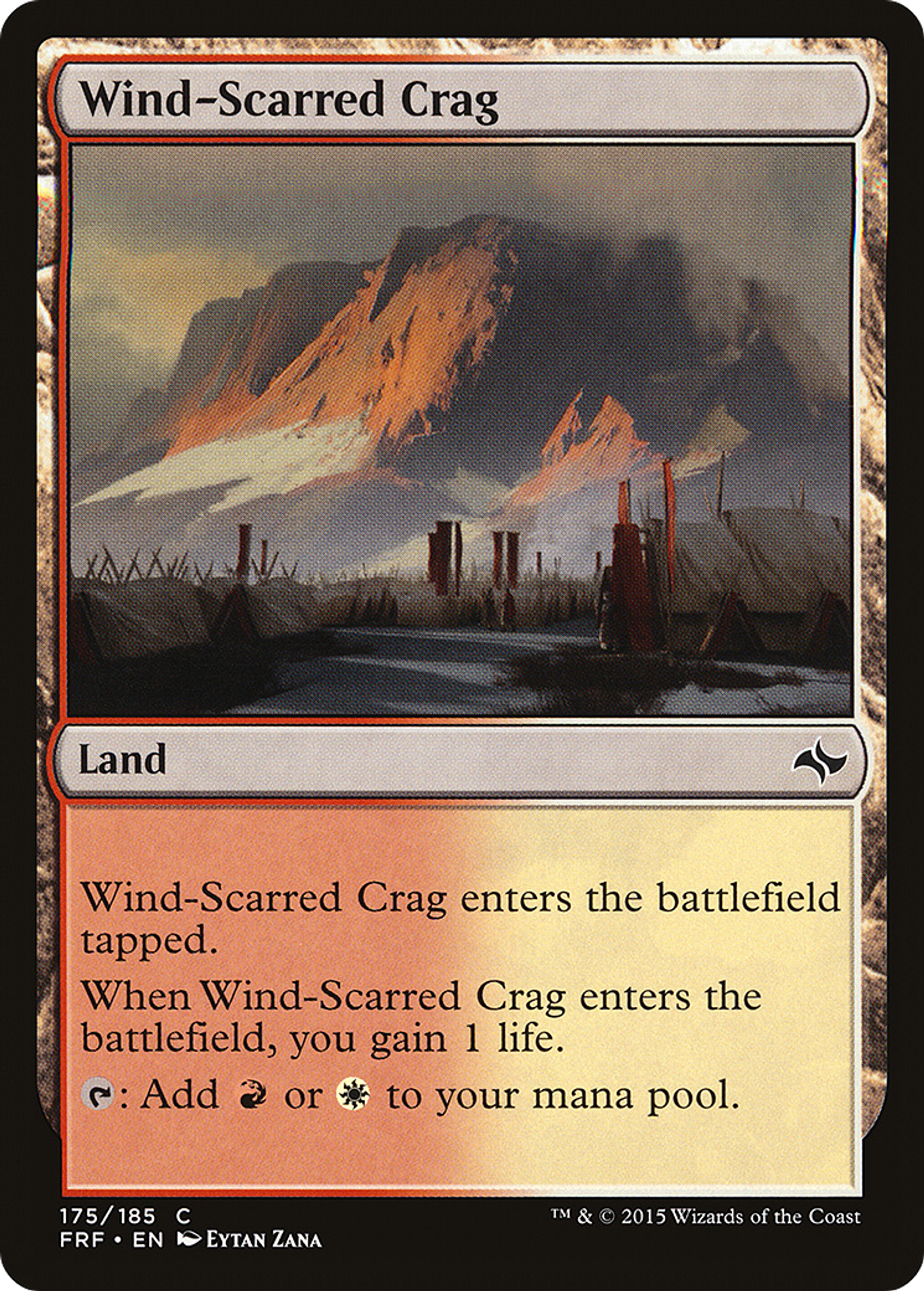 Wind-Scarred Crag — Fate Reforged — Magic: The Gathering