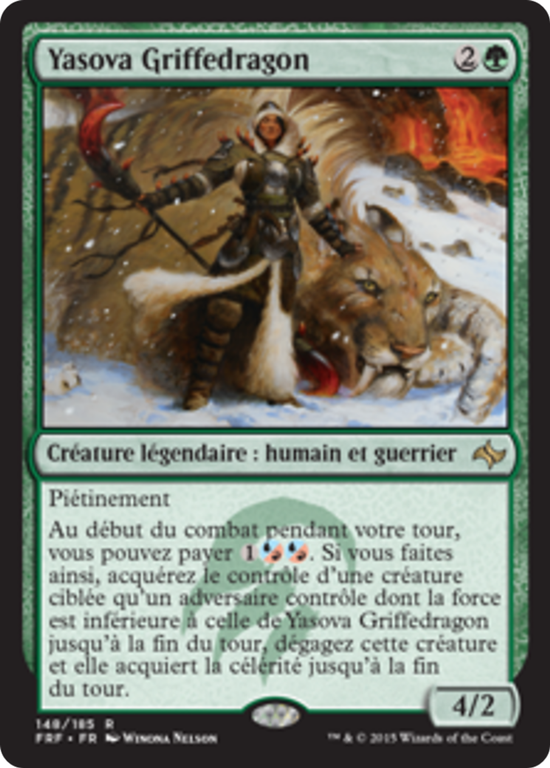 Yasova Griffedragon — Fate Reforged — Magic: The Gathering