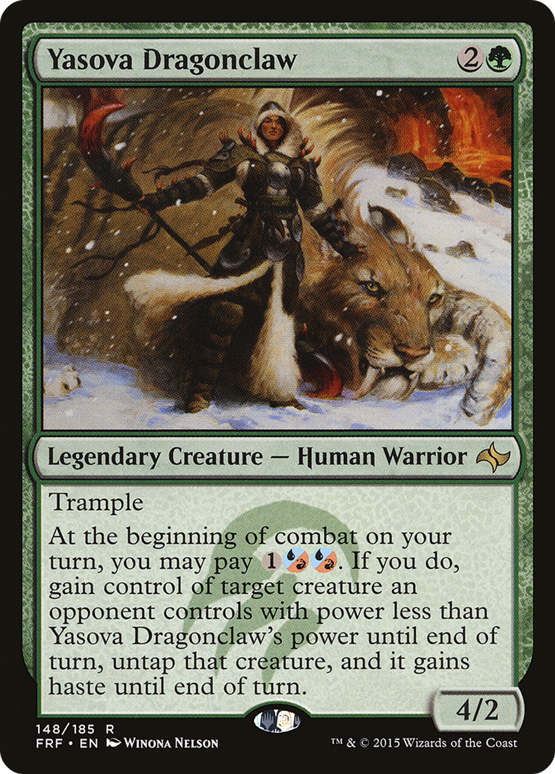 Yasova Dragonclaw — Fate Reforged — Magic: The Gathering