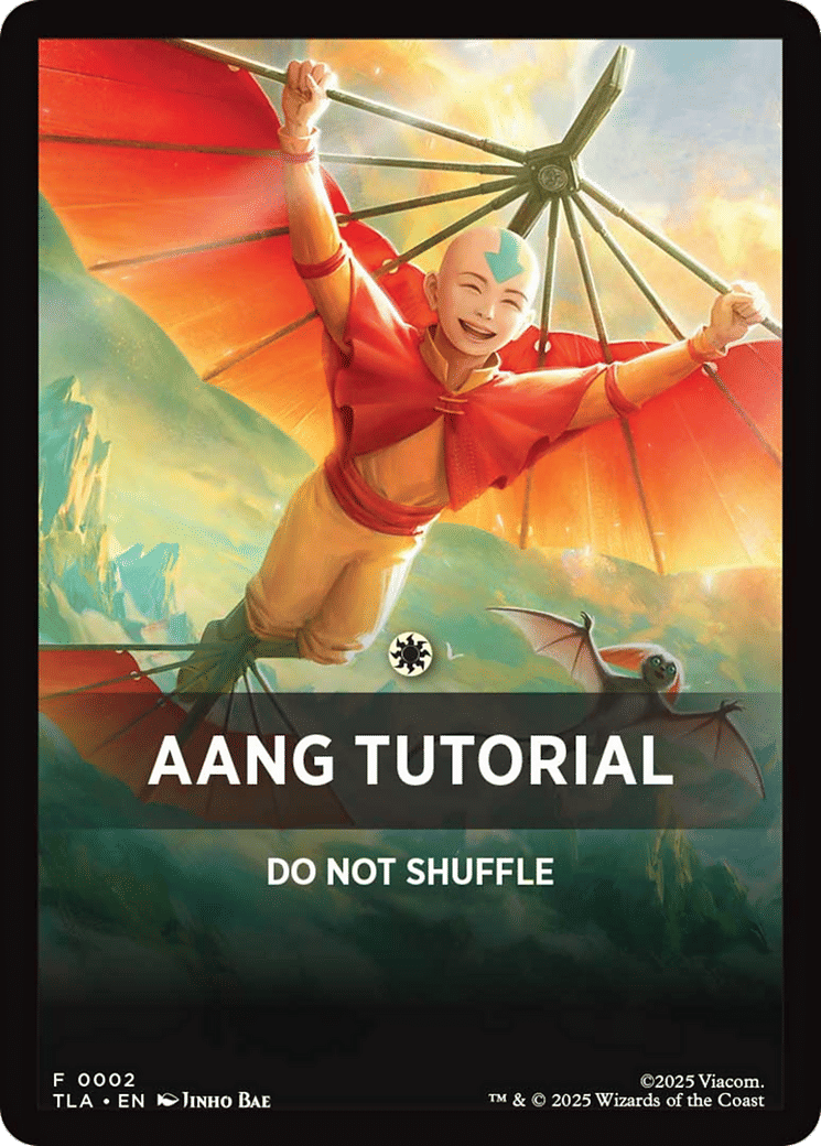 Aang Tutorial — Avatar: The Last Airbender Beginner Box Front Cards — Magic: The Gathering