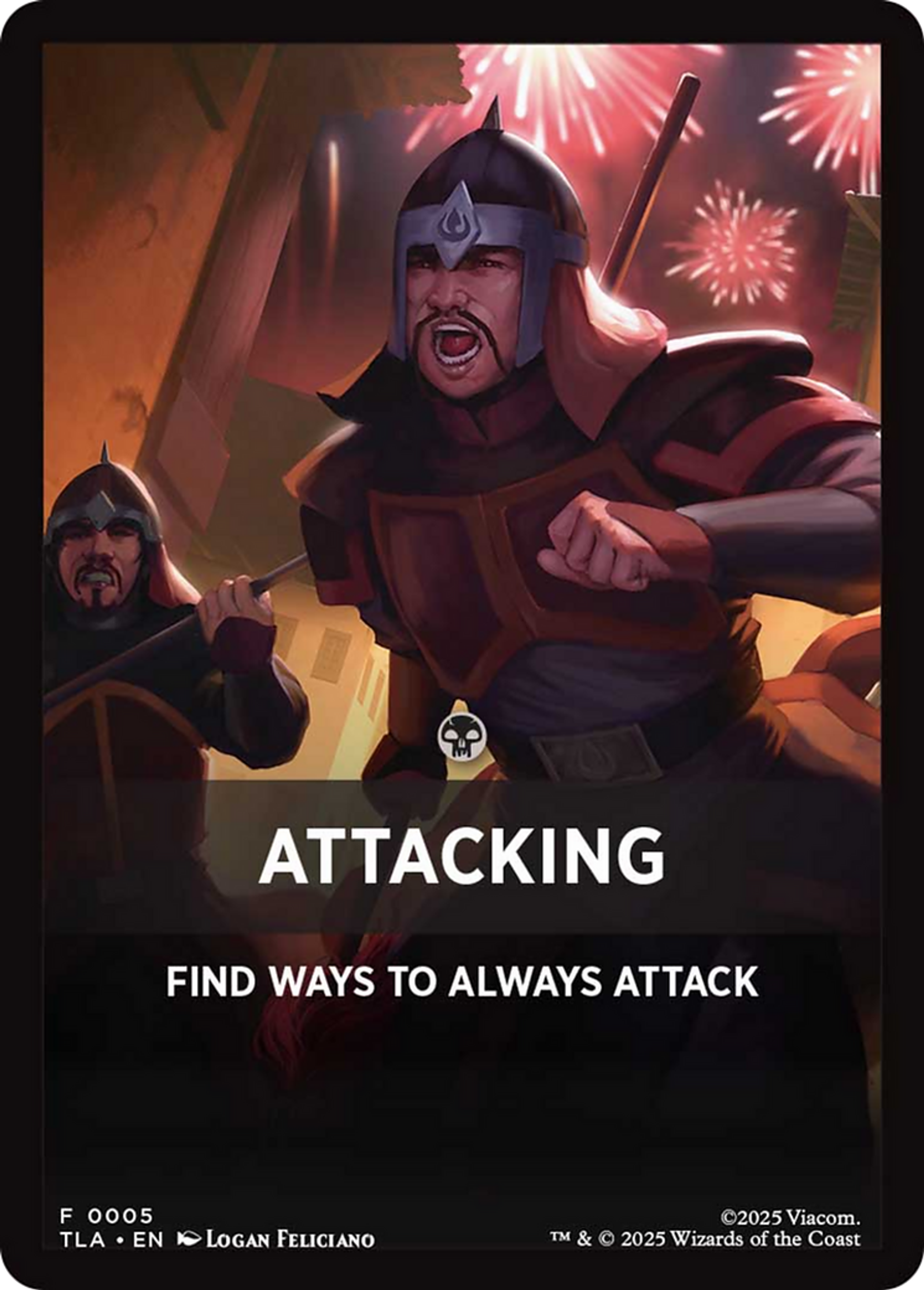 Attacking — Avatar: The Last Airbender Beginner Box Front Cards — Magic: The Gathering