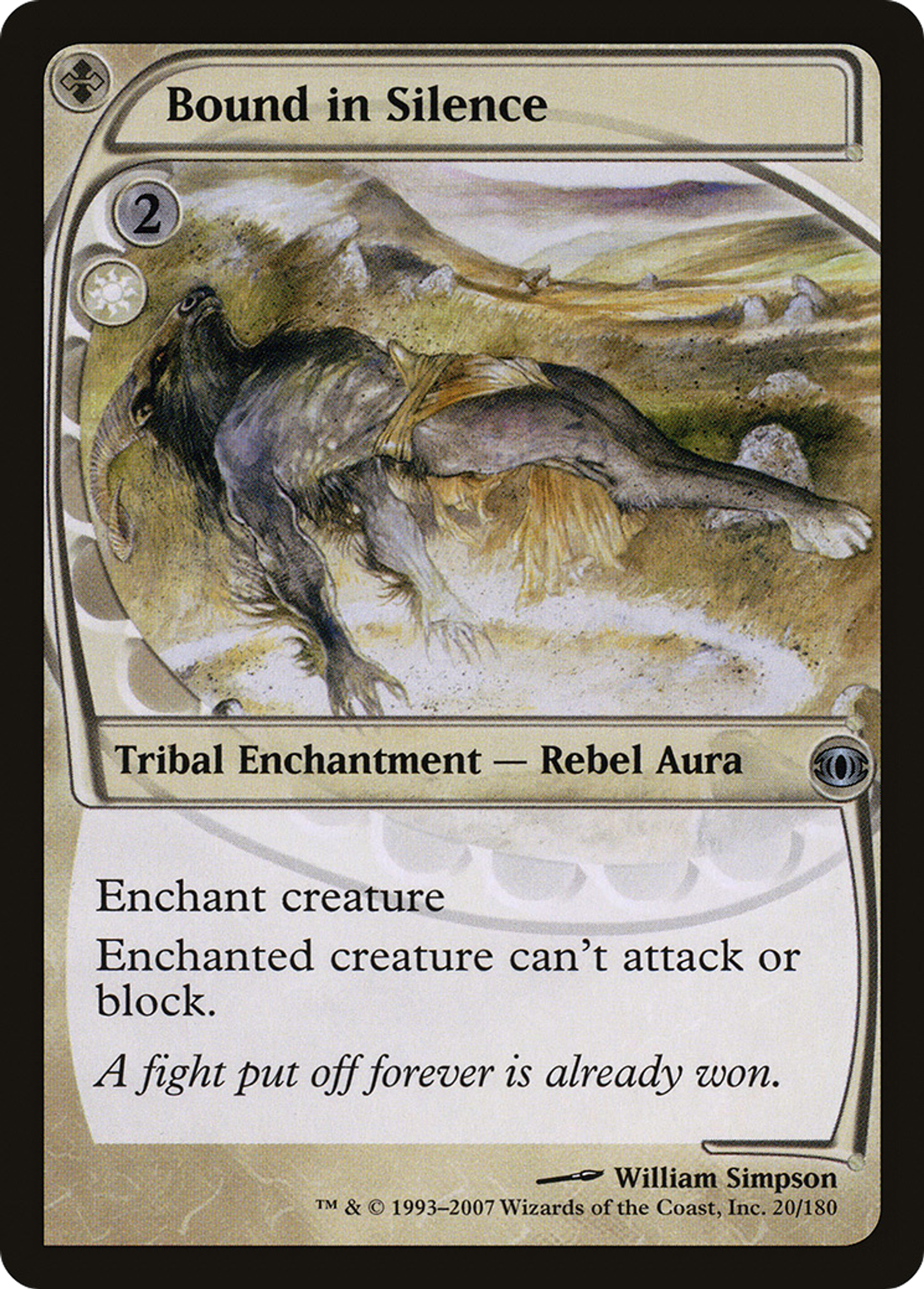 Bound in Silence — Future Sight — Magic: The Gathering