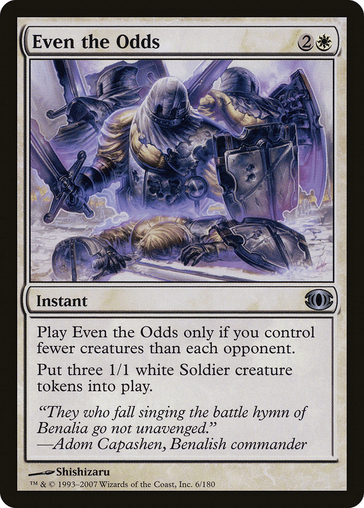 Even the Odds — Future Sight — Magic: The Gathering