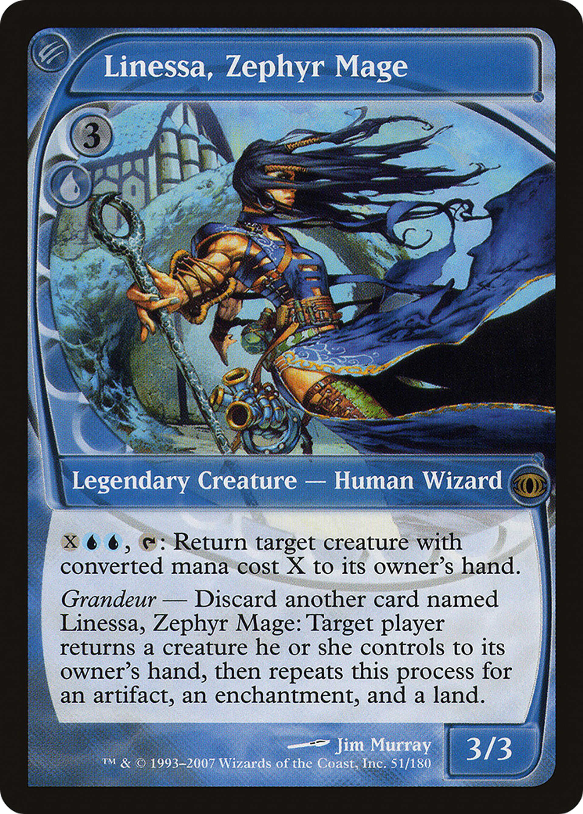 Linessa, Zephyr Mage — Future Sight — Magic: The Gathering
