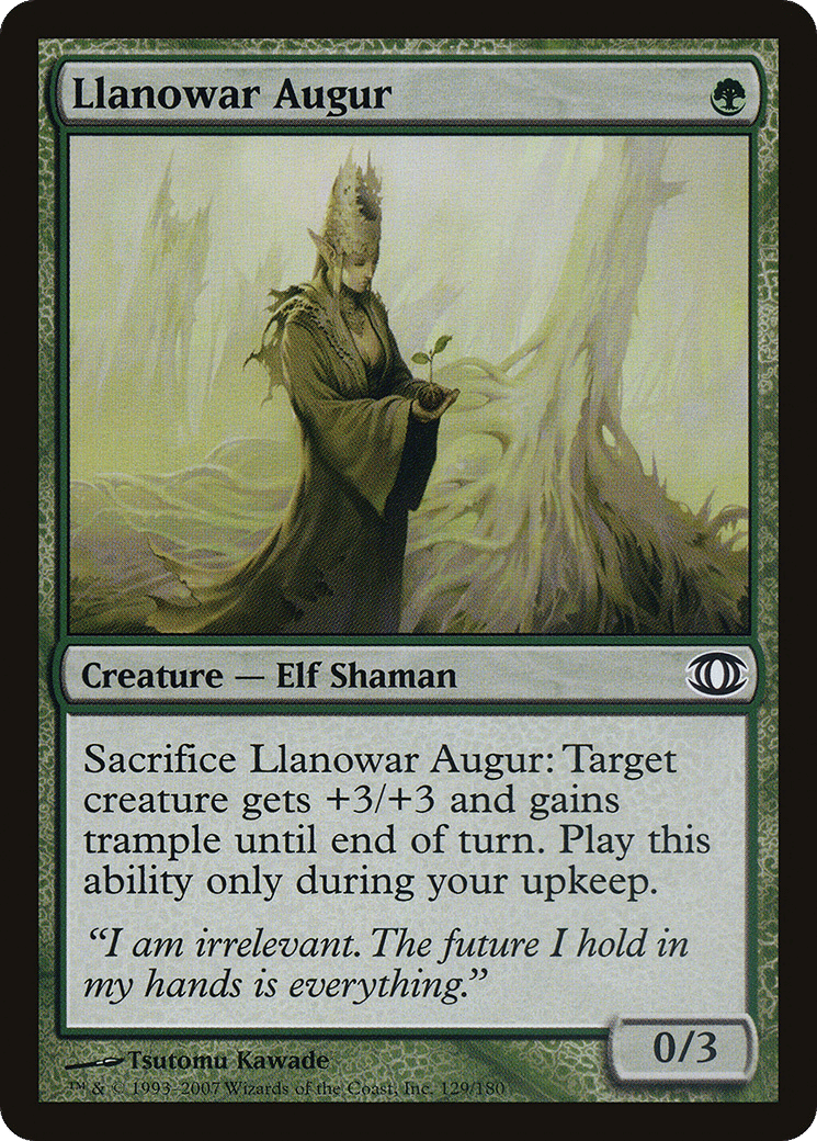 Llanowar Augur — Future Sight — Magic: The Gathering