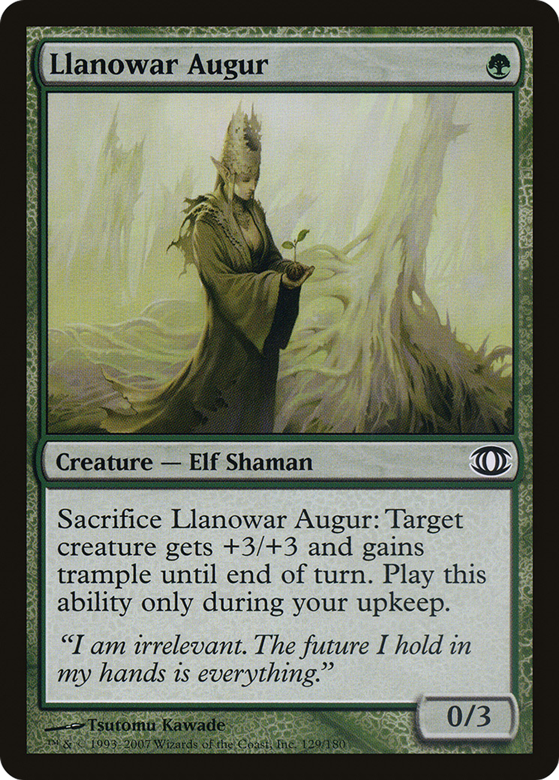 Augure de Llanowar — Future Sight — Magic: The Gathering