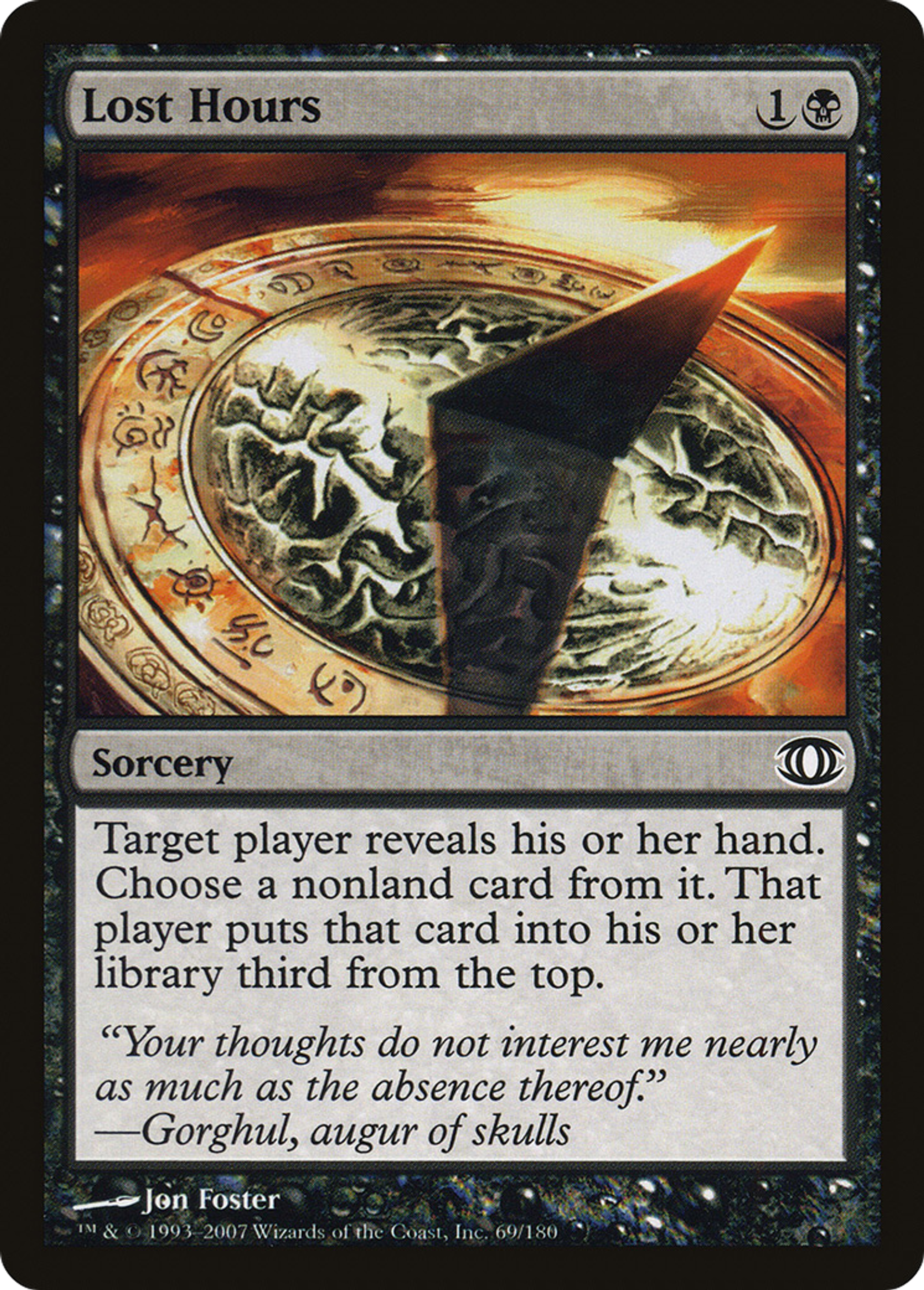 Lost Hours — Future Sight — Magic: The Gathering