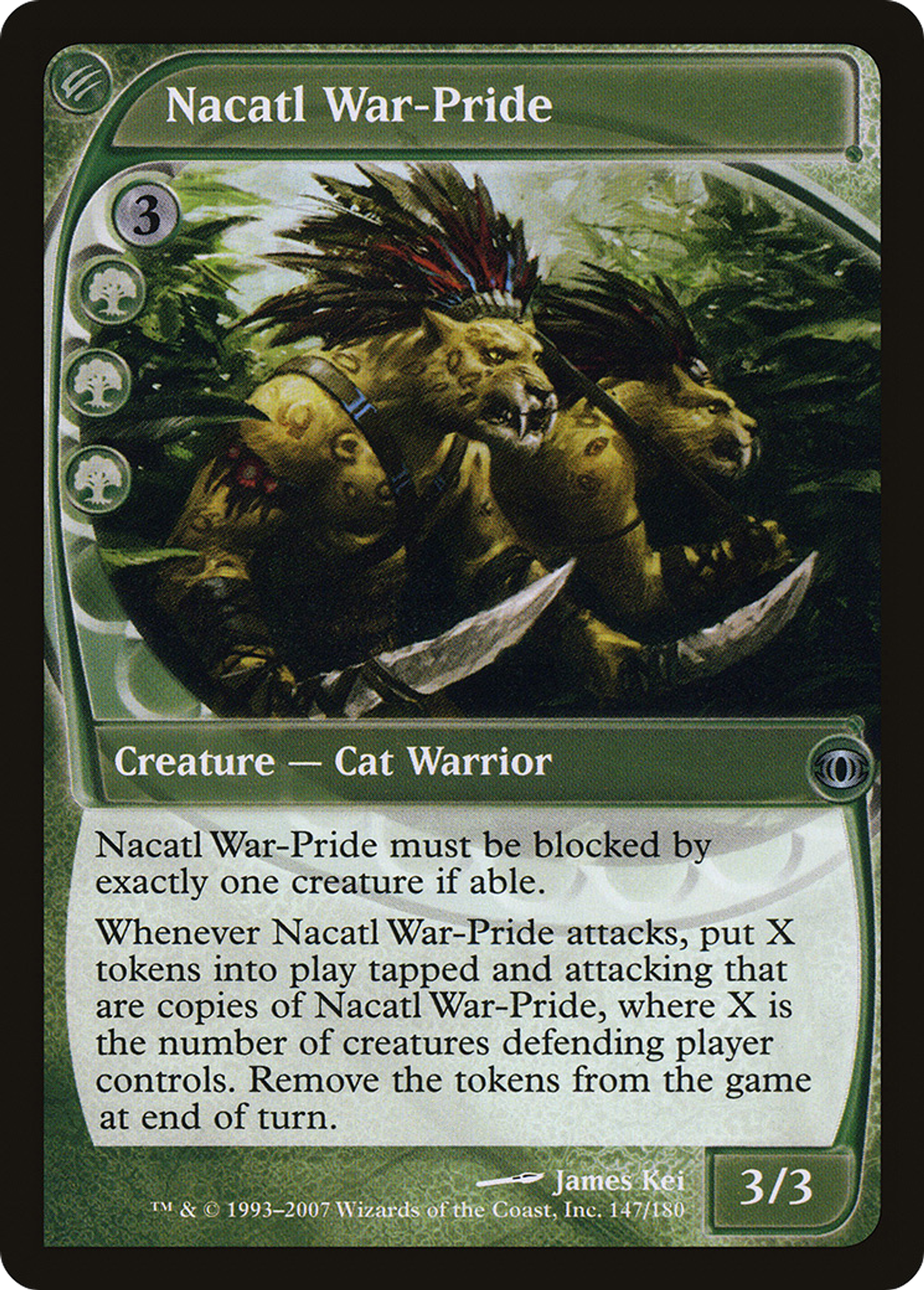 Bande guerrière nacatl — Future Sight — Magic: The Gathering