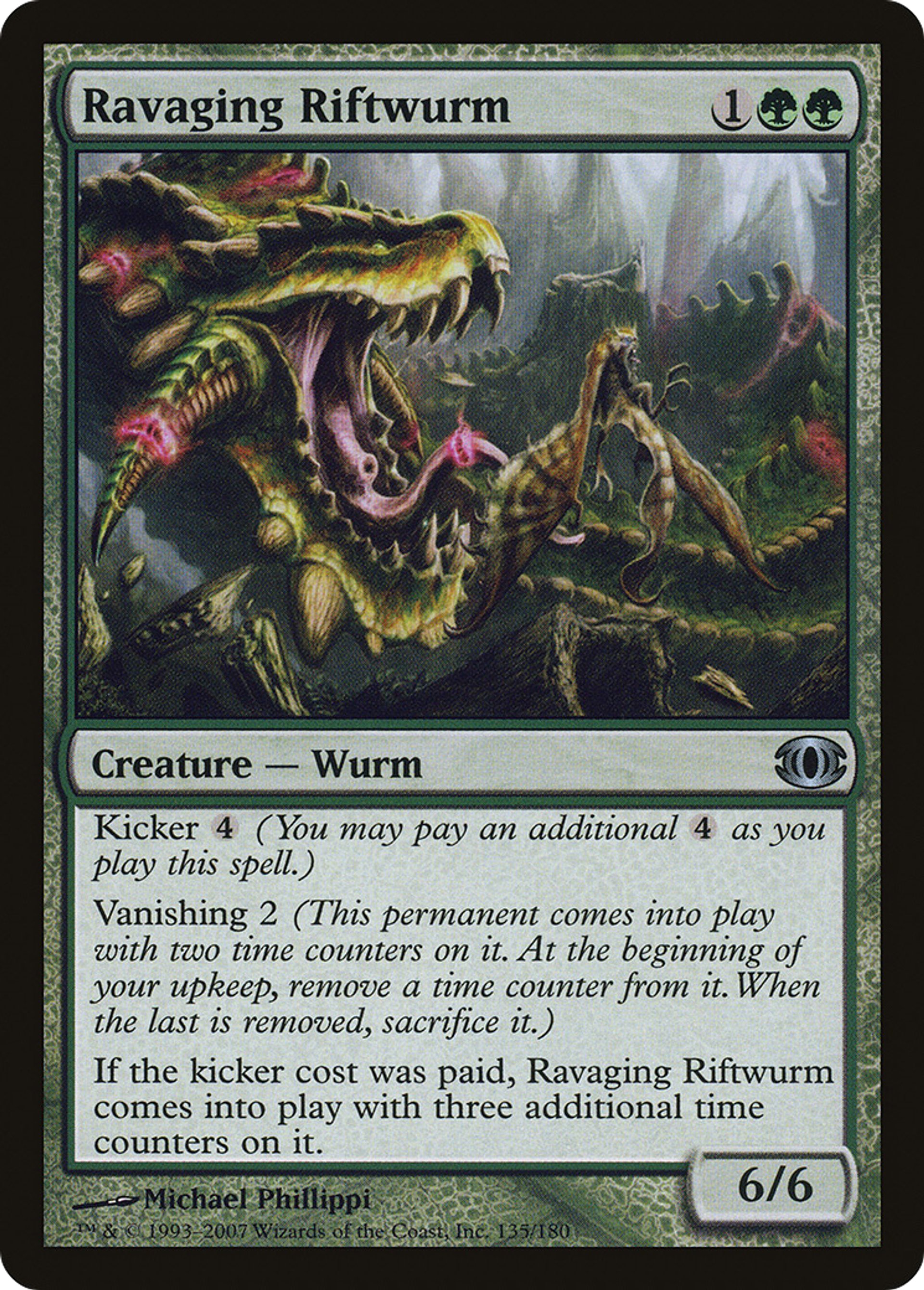 Ravaging Riftwurm — Future Sight — Magic: The Gathering