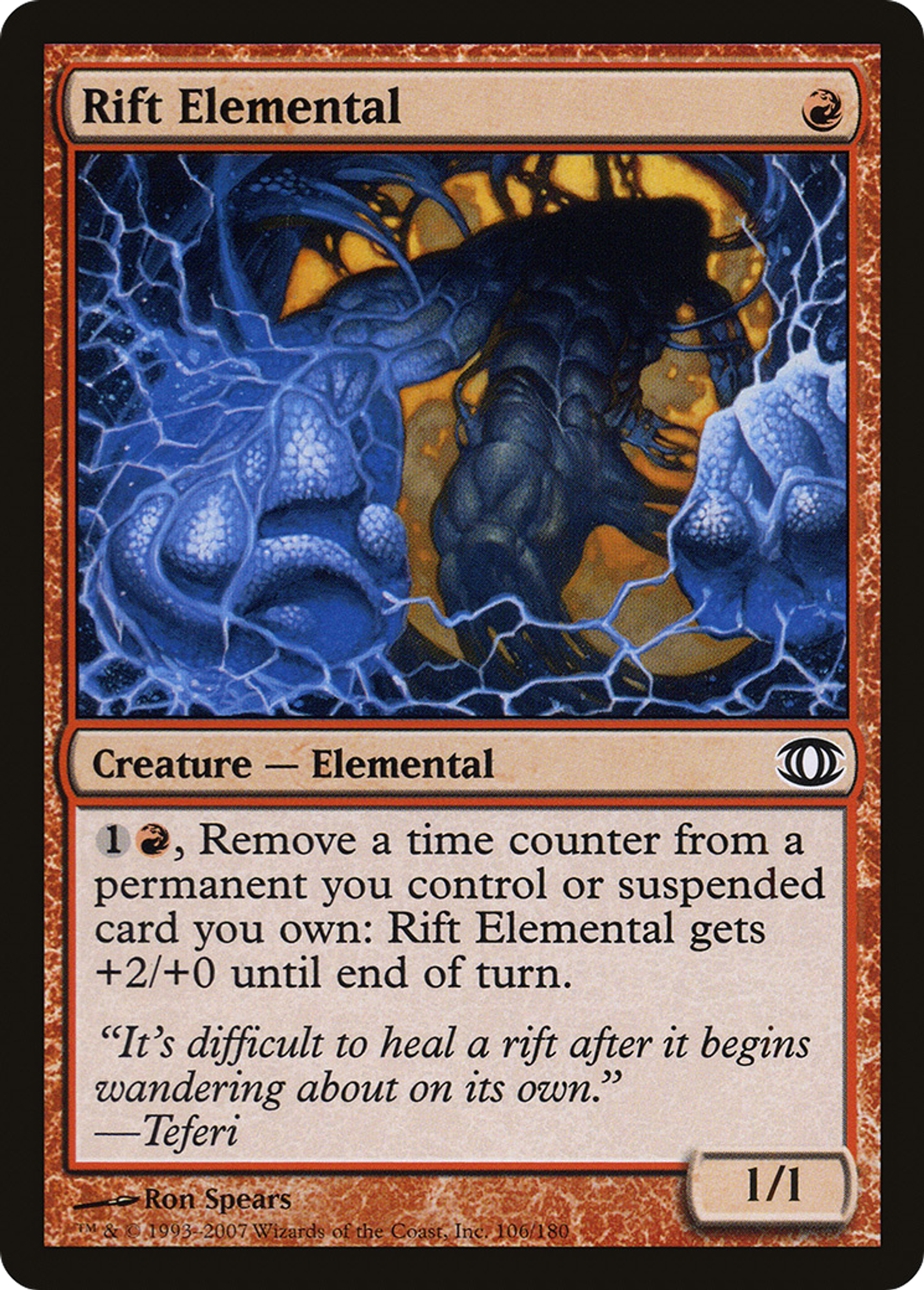 Rift Elemental — Future Sight — Magic: The Gathering