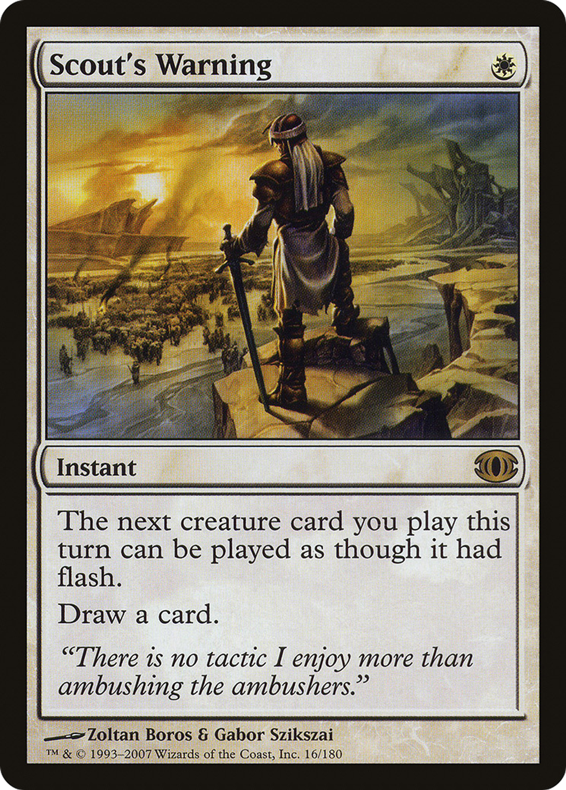Scout's Warning — Future Sight — Magic: The Gathering